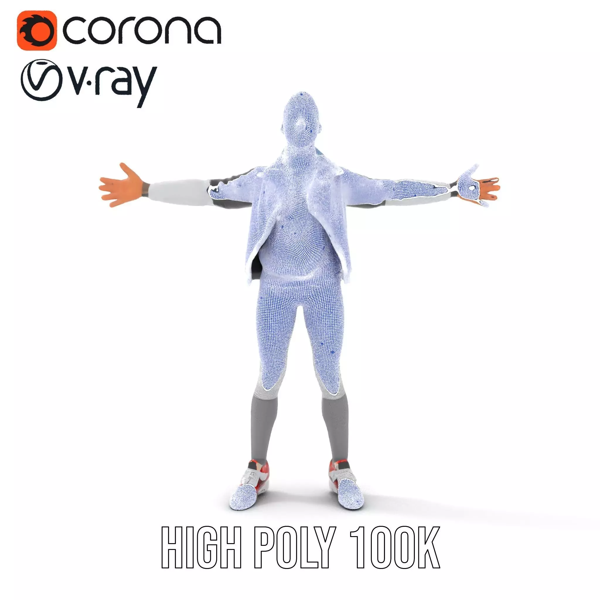 Dynamic Leather Jacket model pack Low-poly 3D model_21