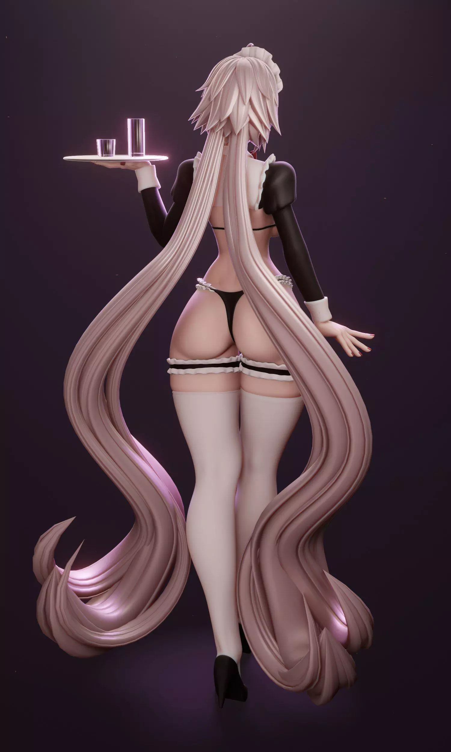 Maid Jeanne 3D print model_2