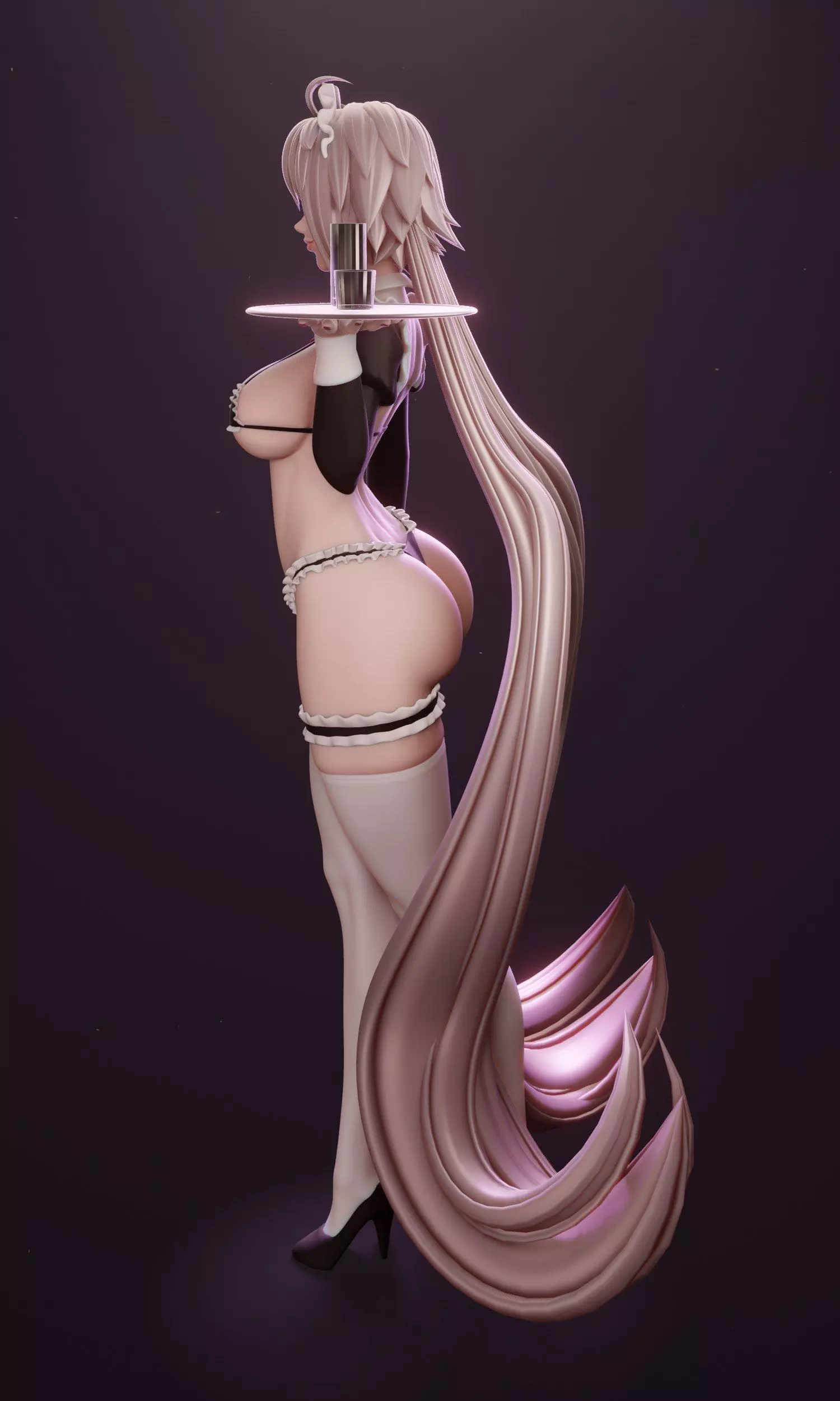 Maid Jeanne 3D print model_3