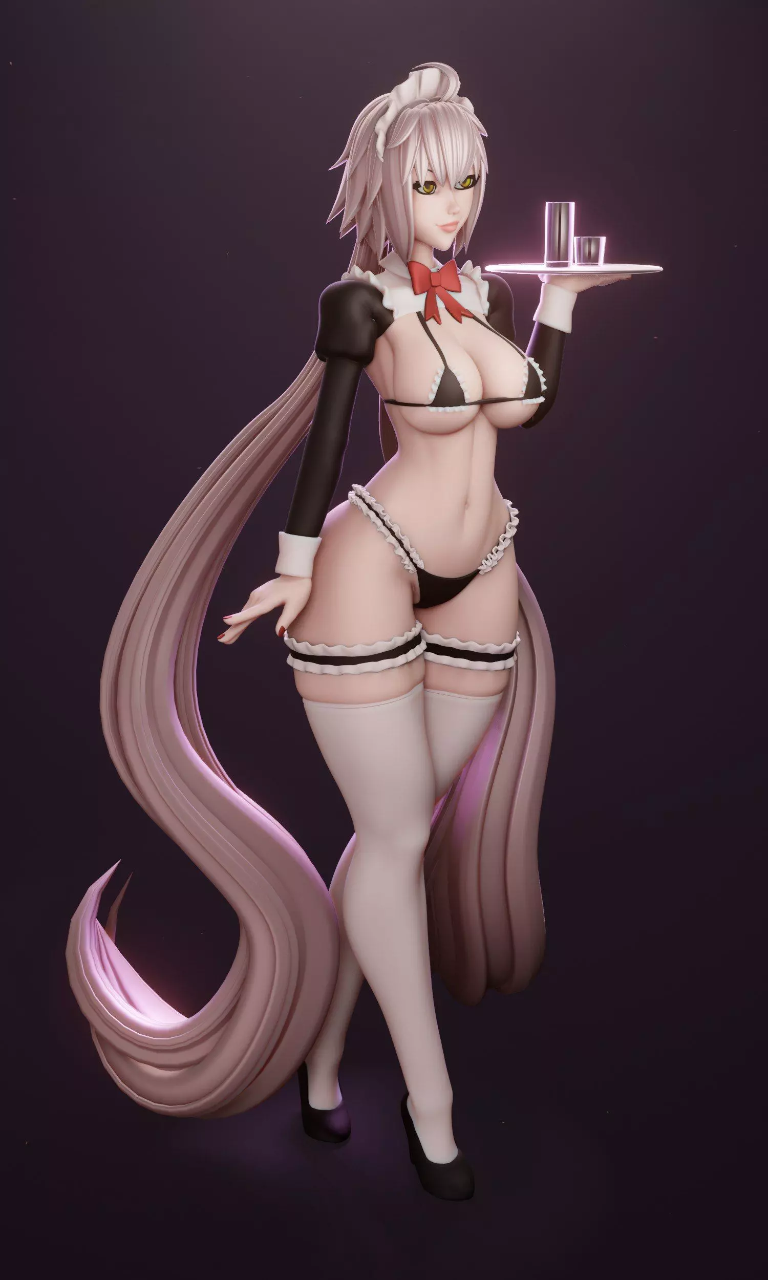 Maid Jeanne 3D print model_1