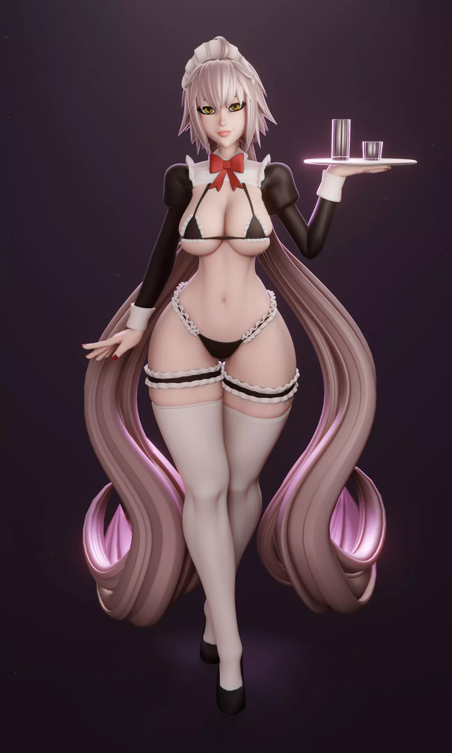 Maid Jeanne 3D print model_0