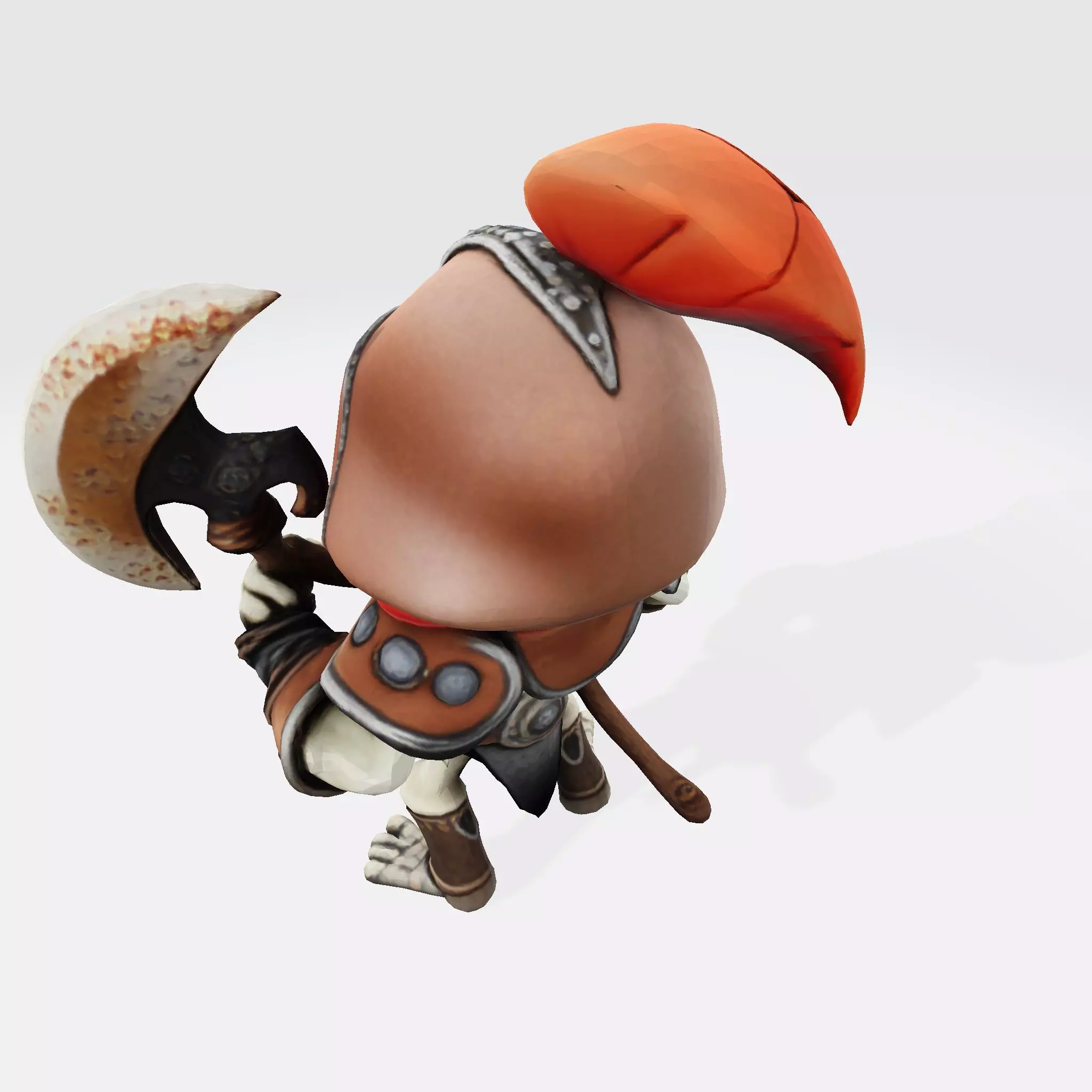 Cute Skully Centurion Gladiator for 3D Print 3D print model_4