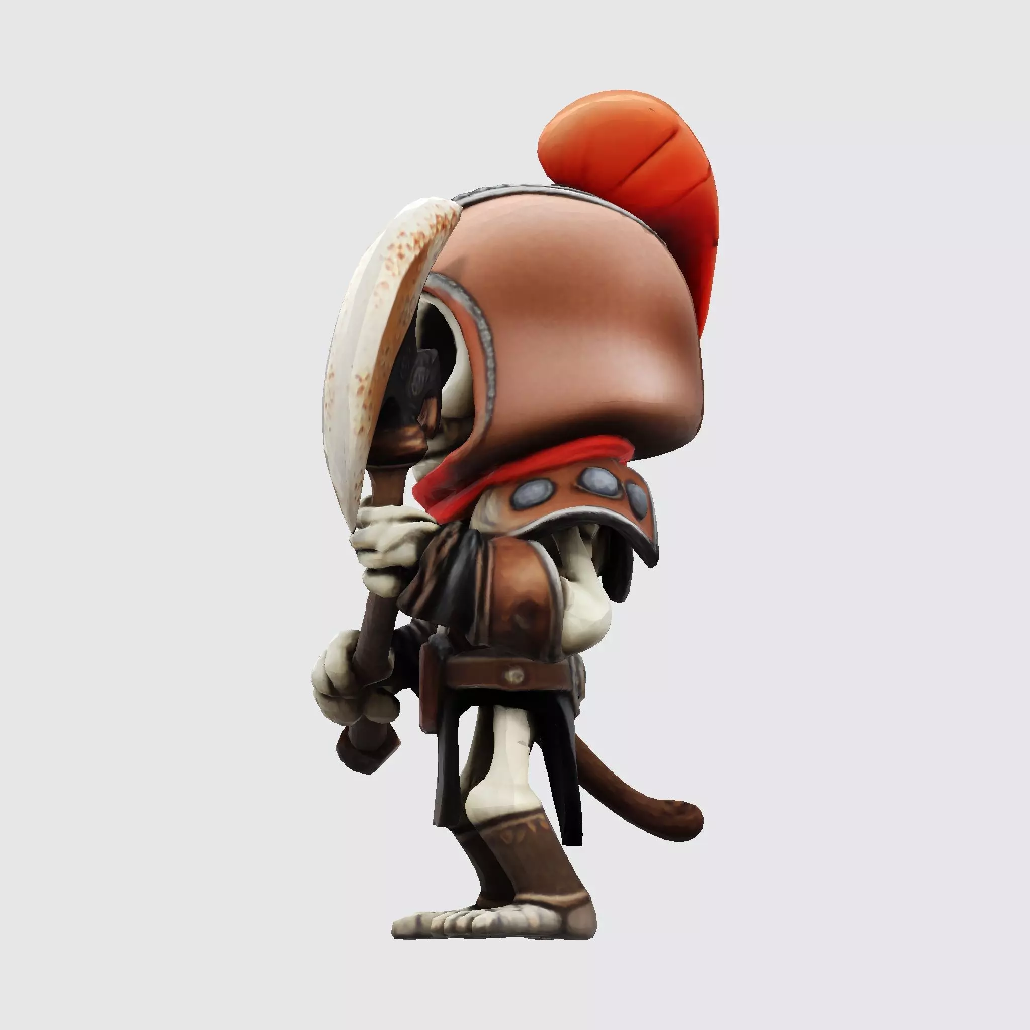 Cute Skully Centurion Gladiator for 3D Print 3D print model_7