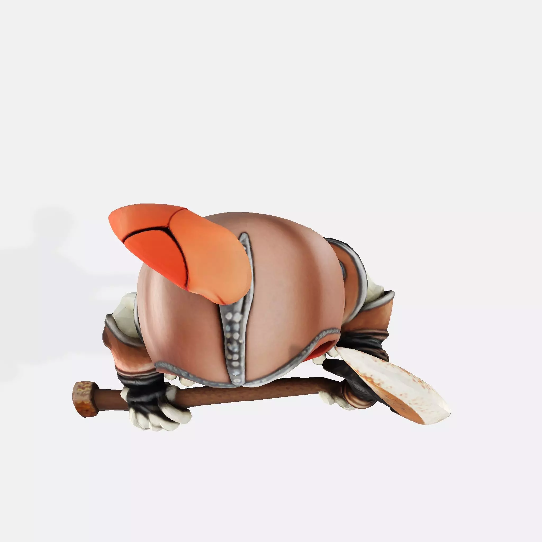 Cute Skully Centurion Gladiator for 3D Print 3D print model_8