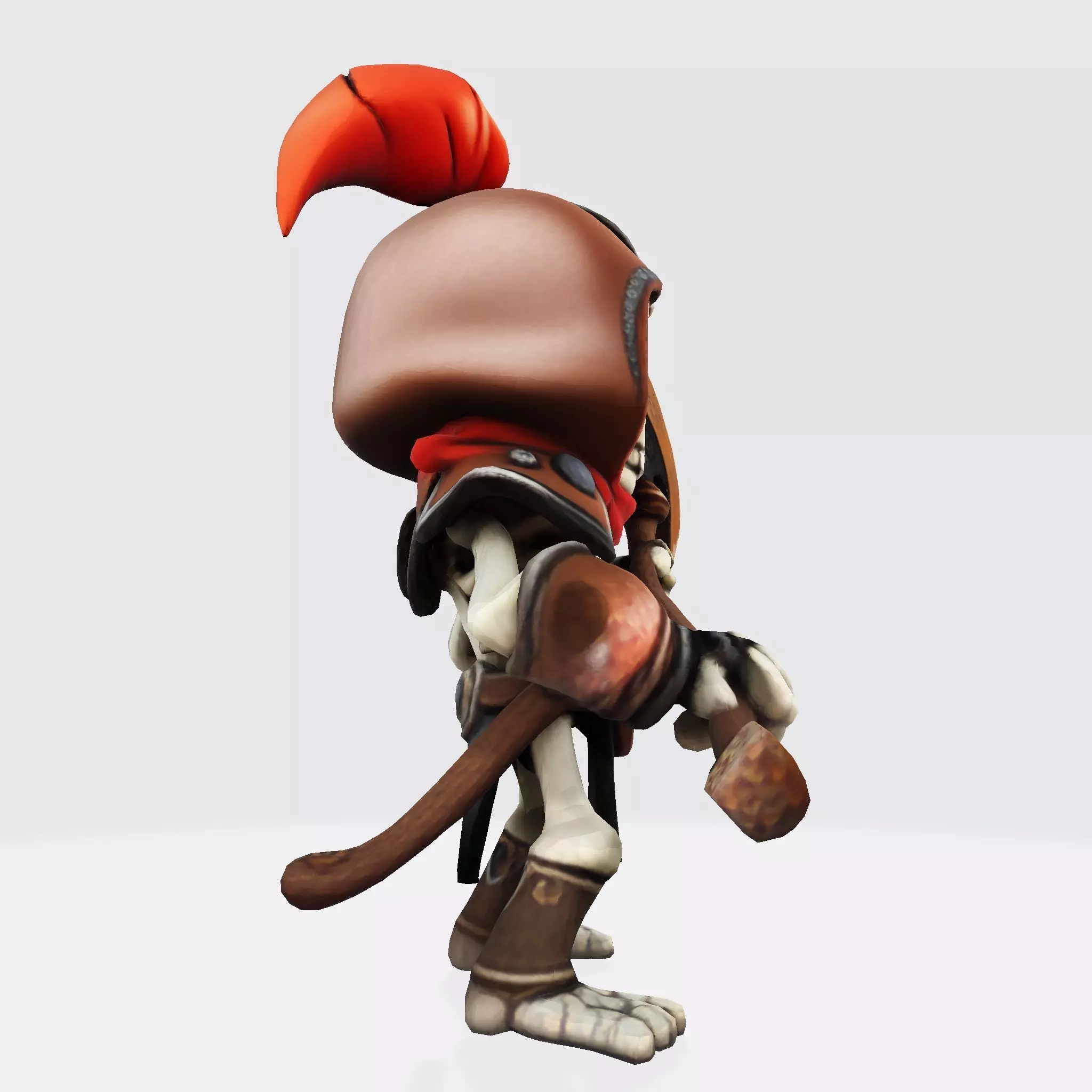 Cute Skully Centurion Gladiator for 3D Print 3D print model_3