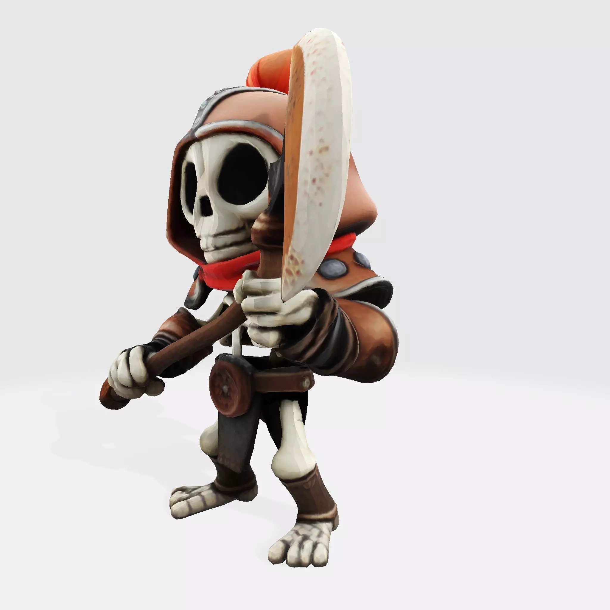 Cute Skully Centurion Gladiator for 3D Print 3D print model_1