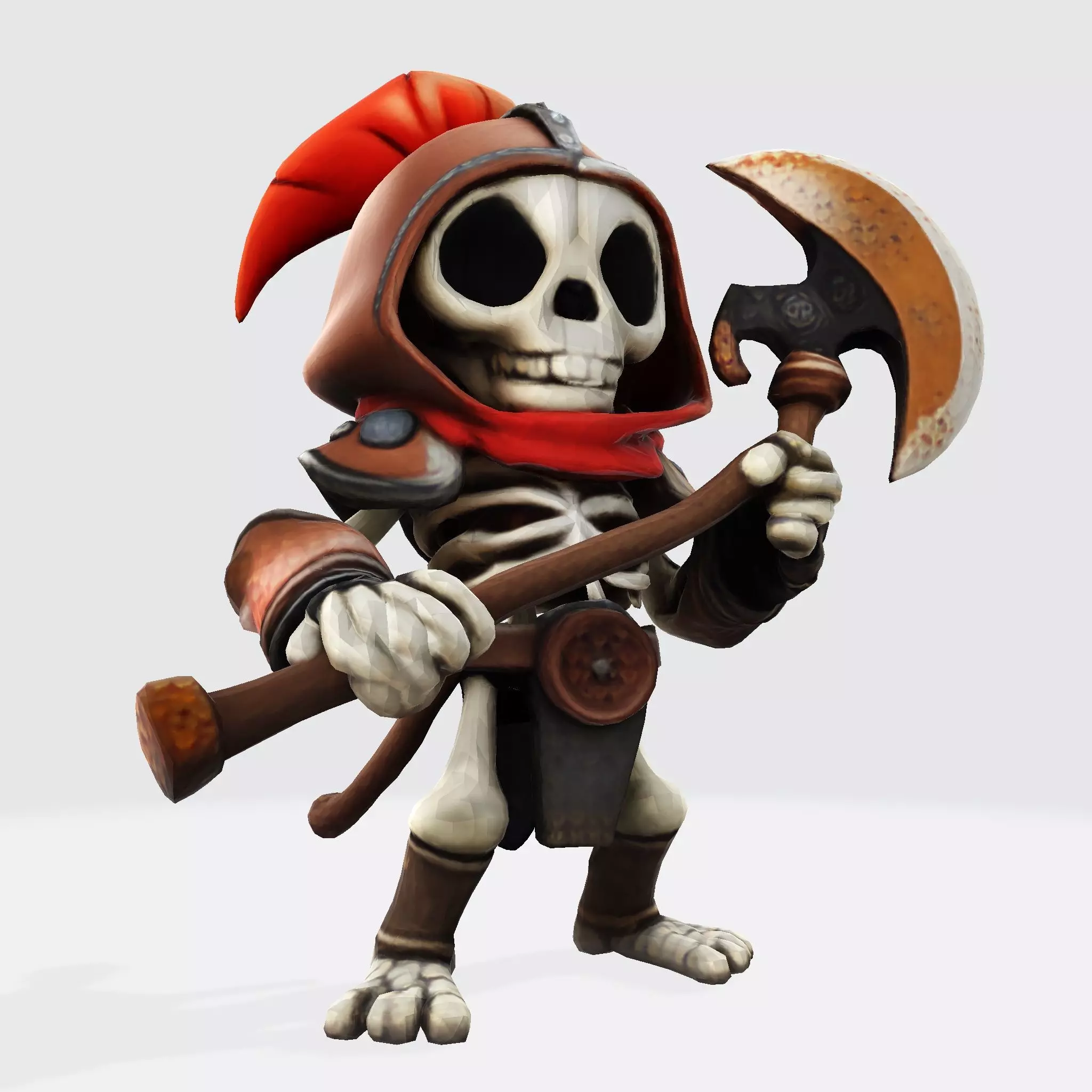 Cute Skully Centurion Gladiator for 3D Print 3D print model_0