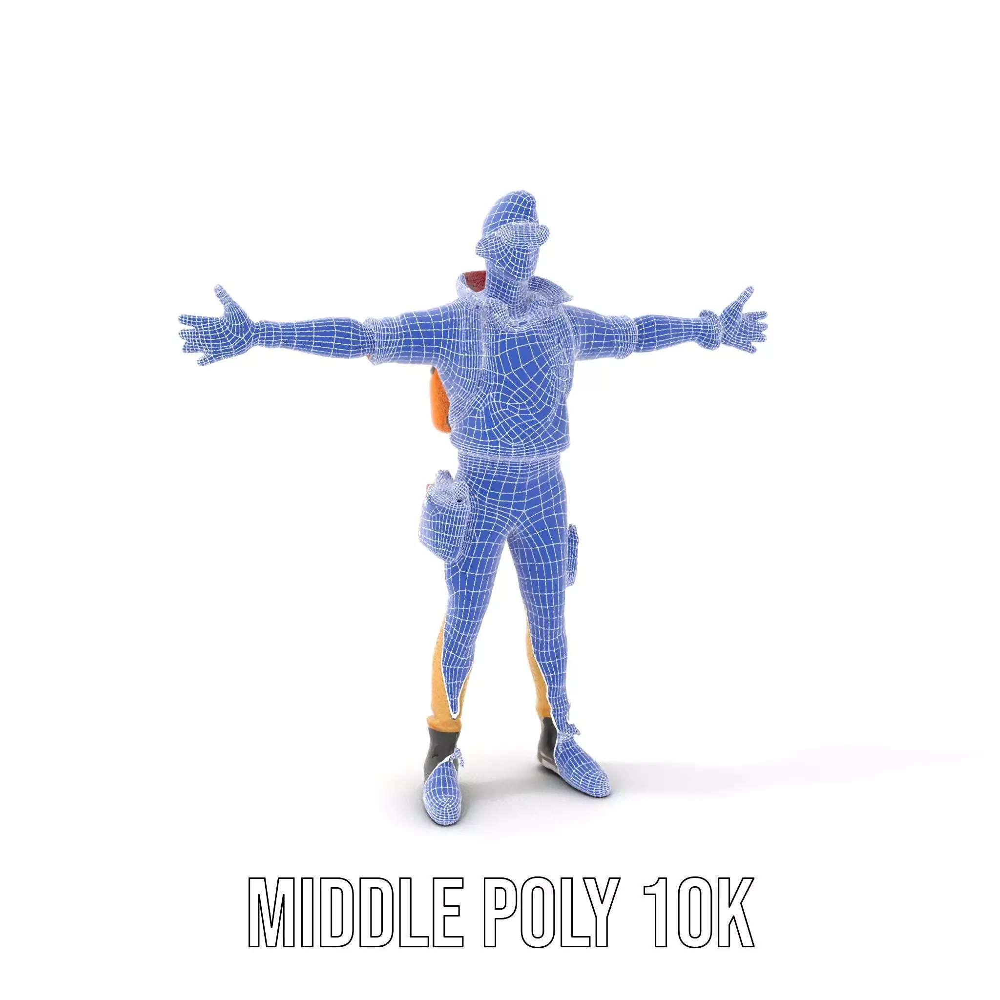 Vibrant Fashion Character model pack Low-poly 3D model_22