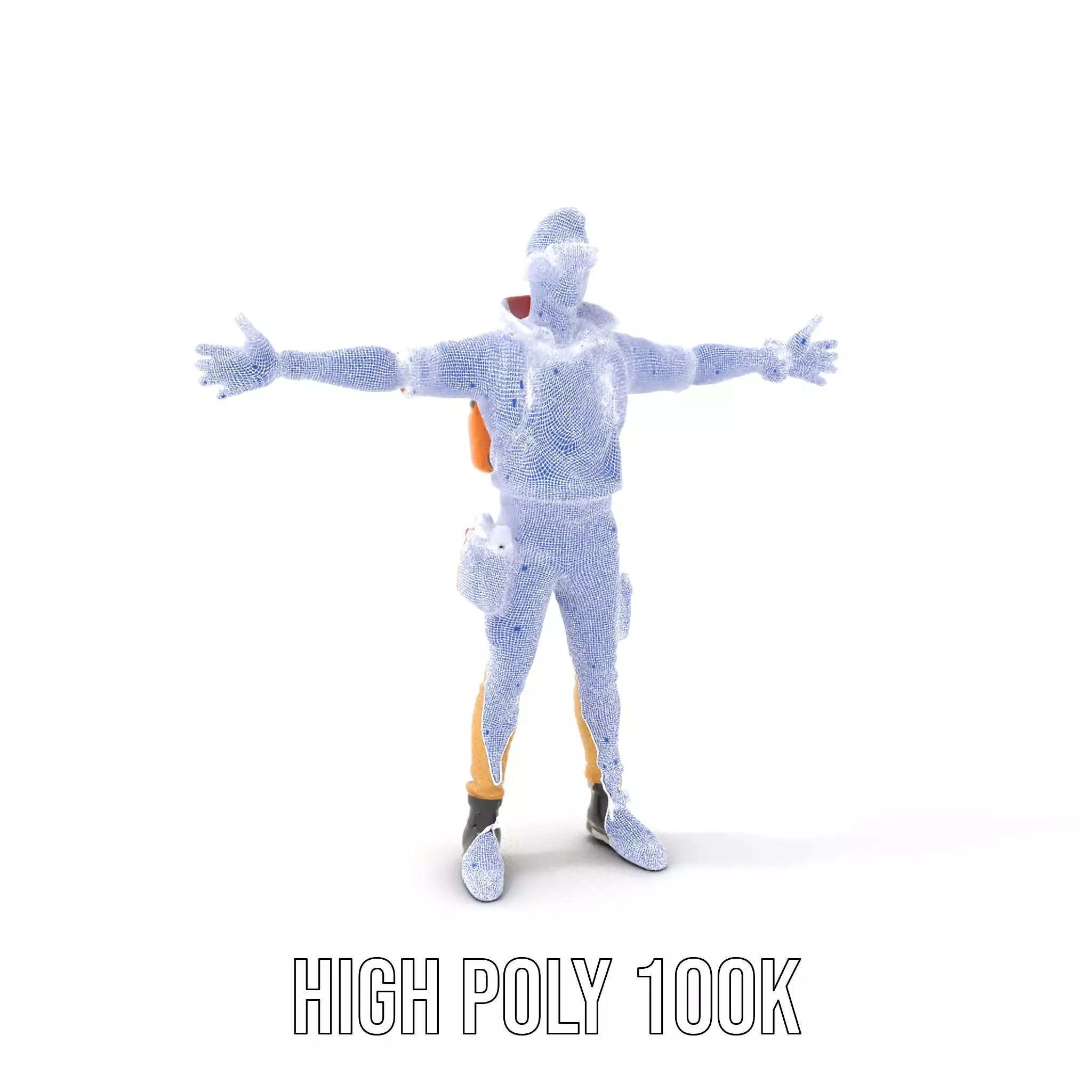 Vibrant Fashion Character model pack Low-poly 3D model_5