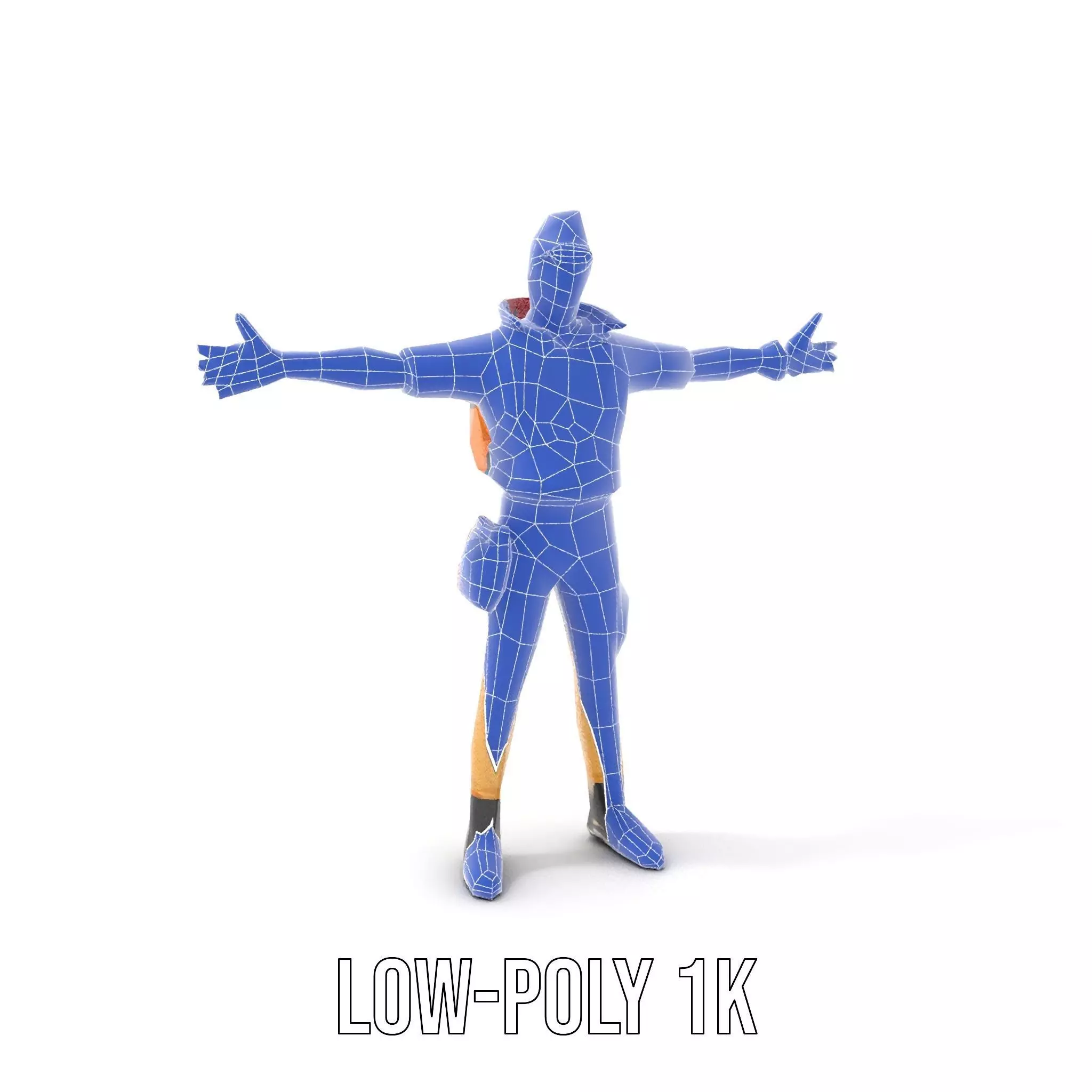 Vibrant Fashion Character model pack Low-poly 3D model_8