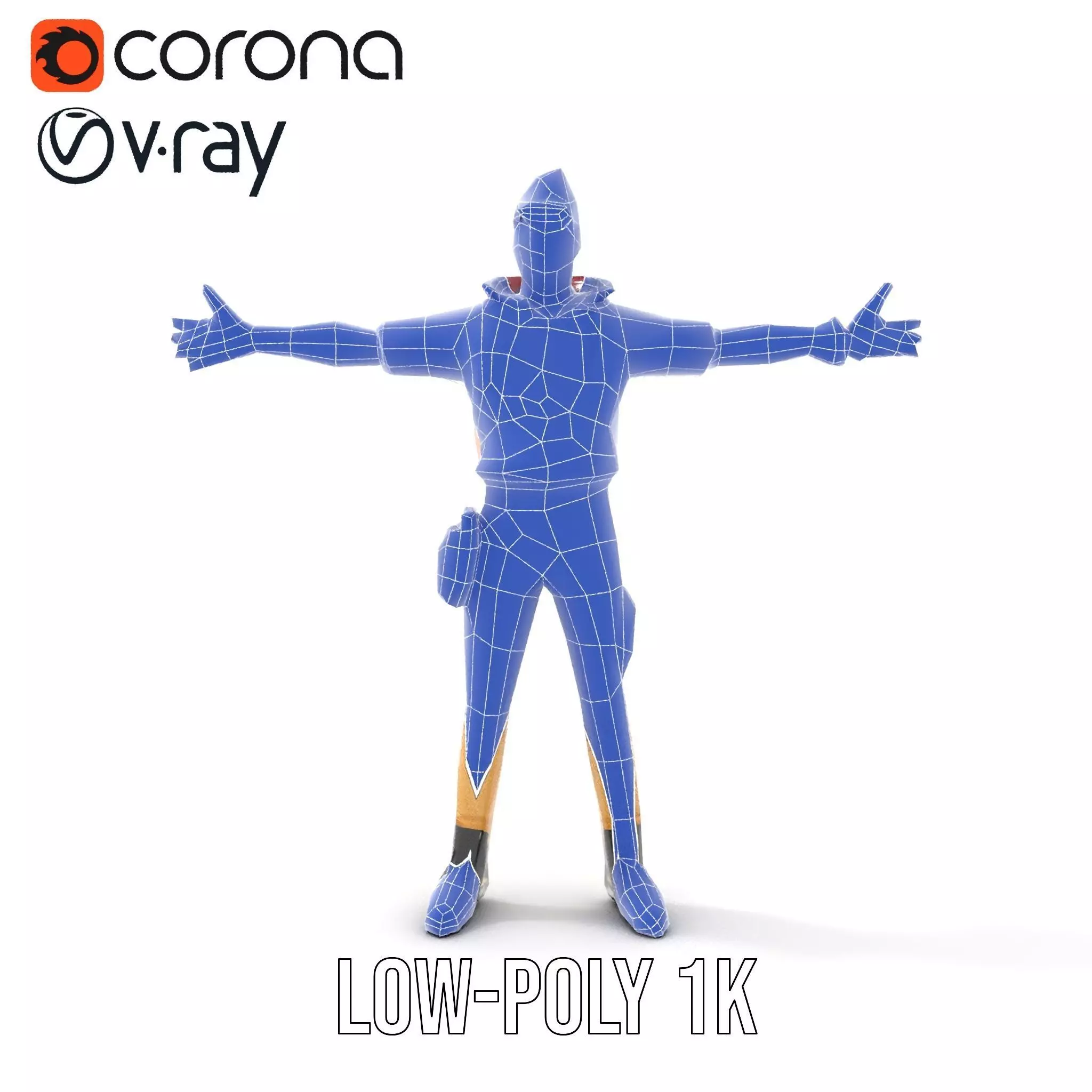 Vibrant Fashion Character model pack Low-poly 3D model_25