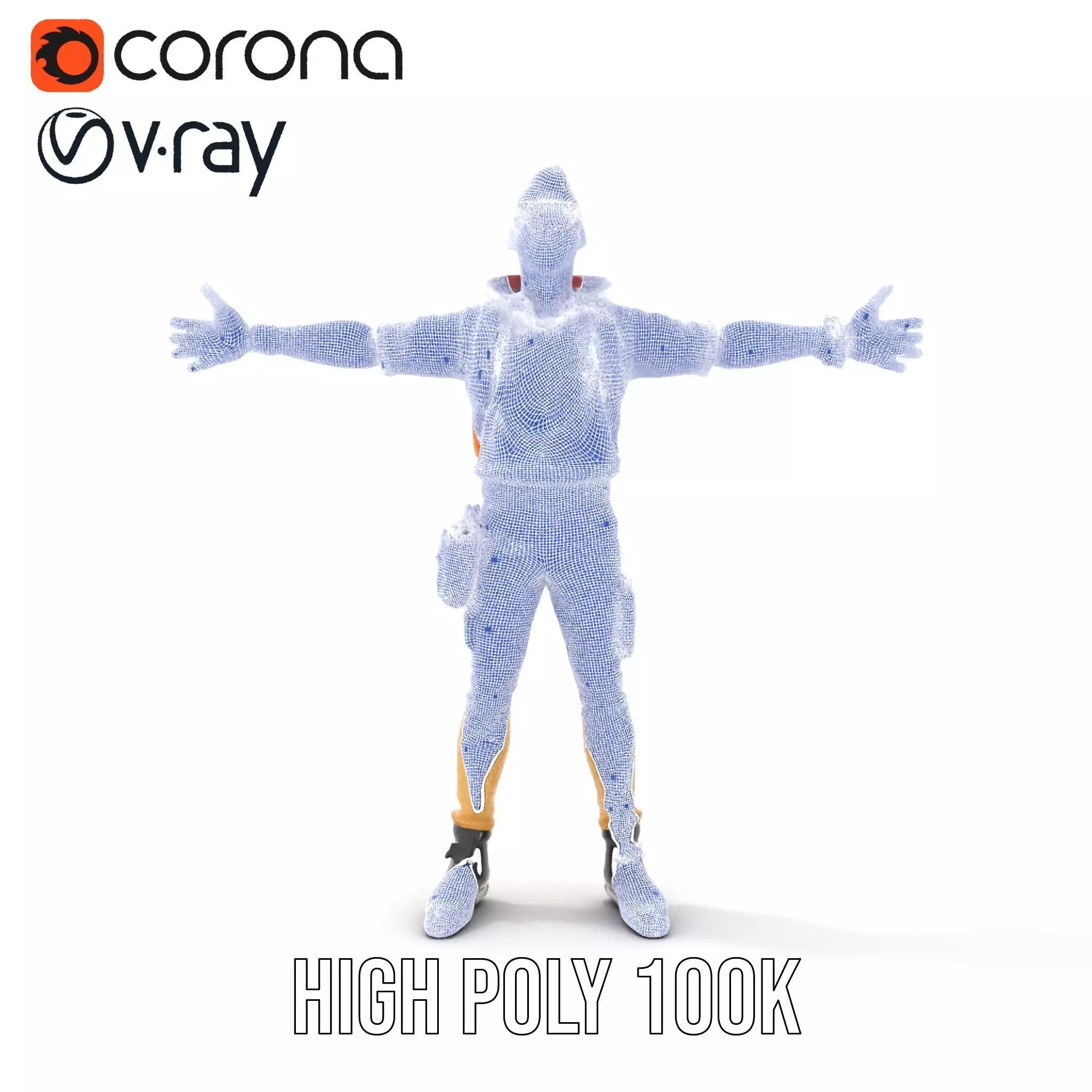 Vibrant Fashion Character model pack Low-poly 3D model_33