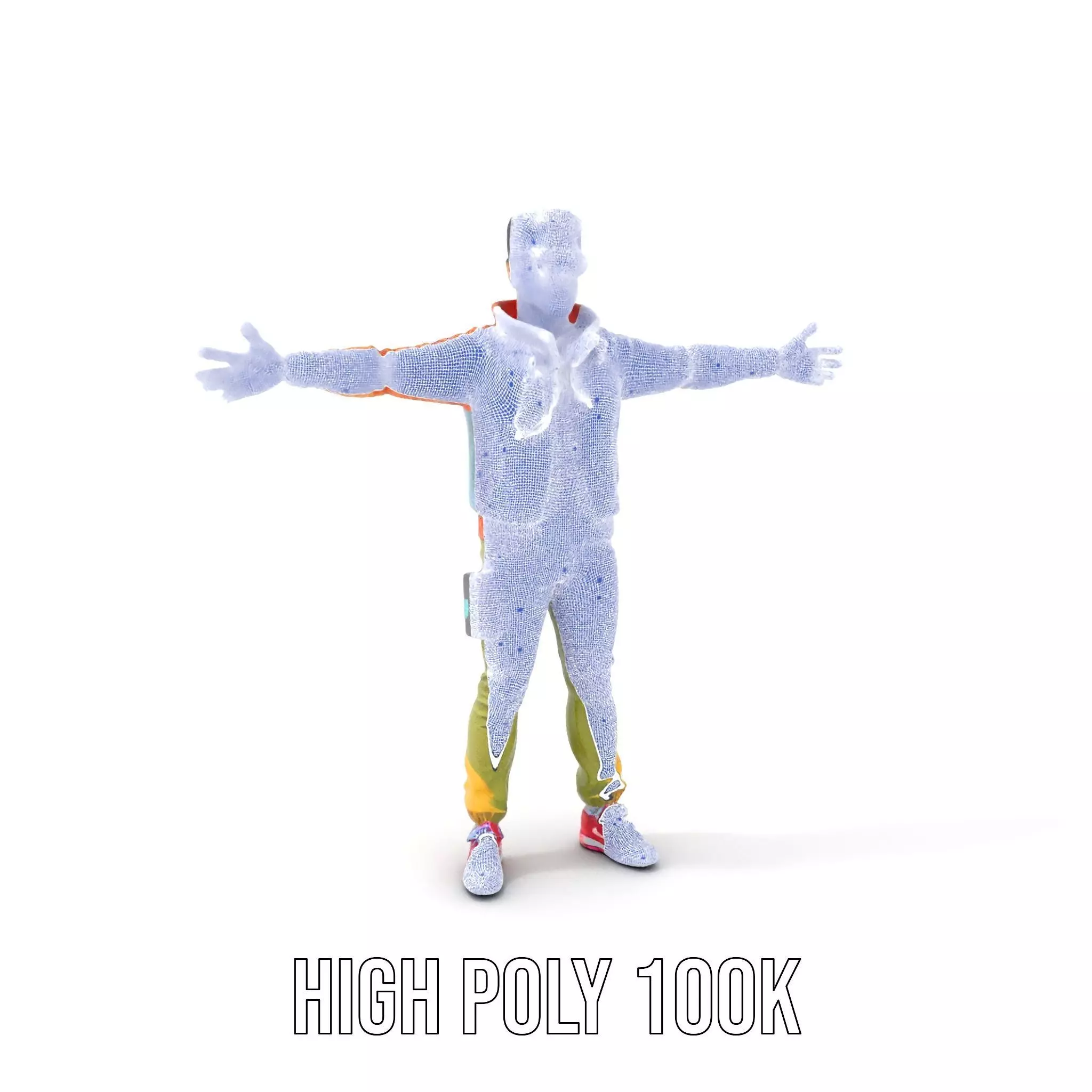 Urban Streetwear Character model pack Low-poly 3D model_5