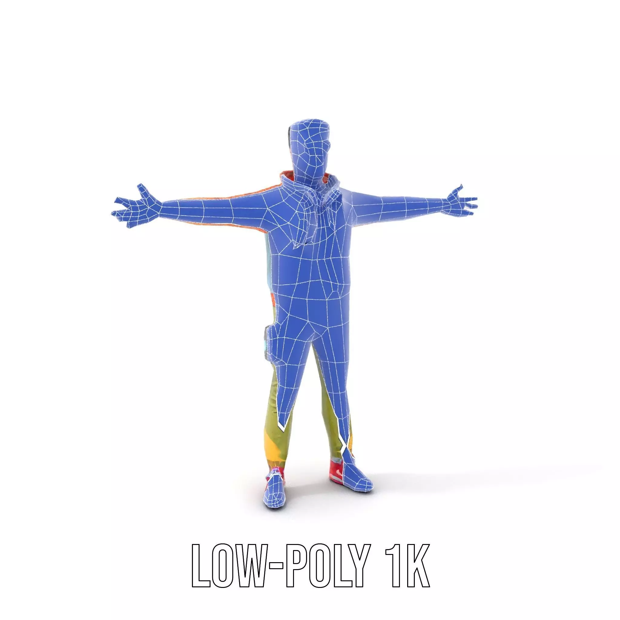Urban Streetwear Character model pack Low-poly 3D model_12