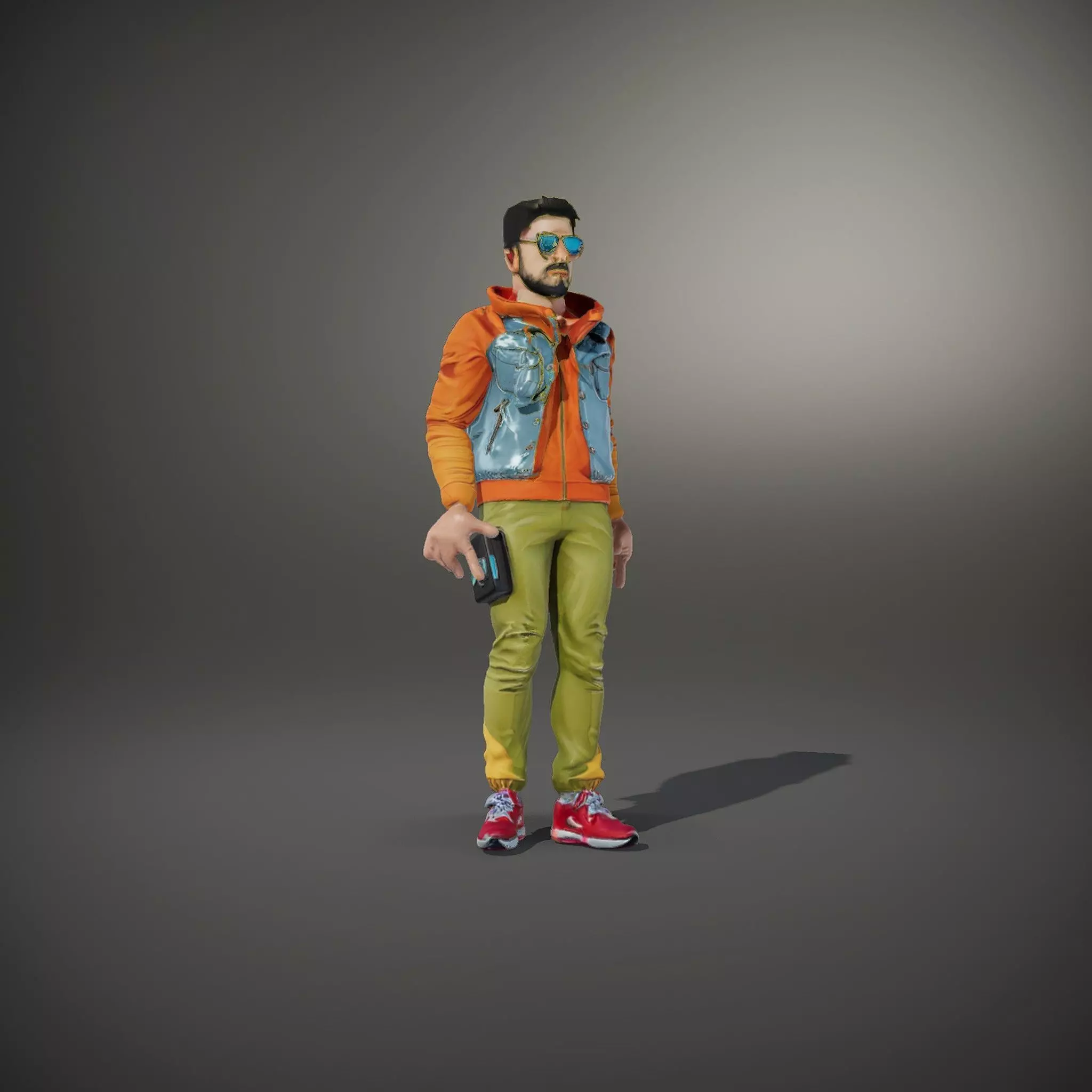 Urban Streetwear Character model pack Low-poly 3D model_34