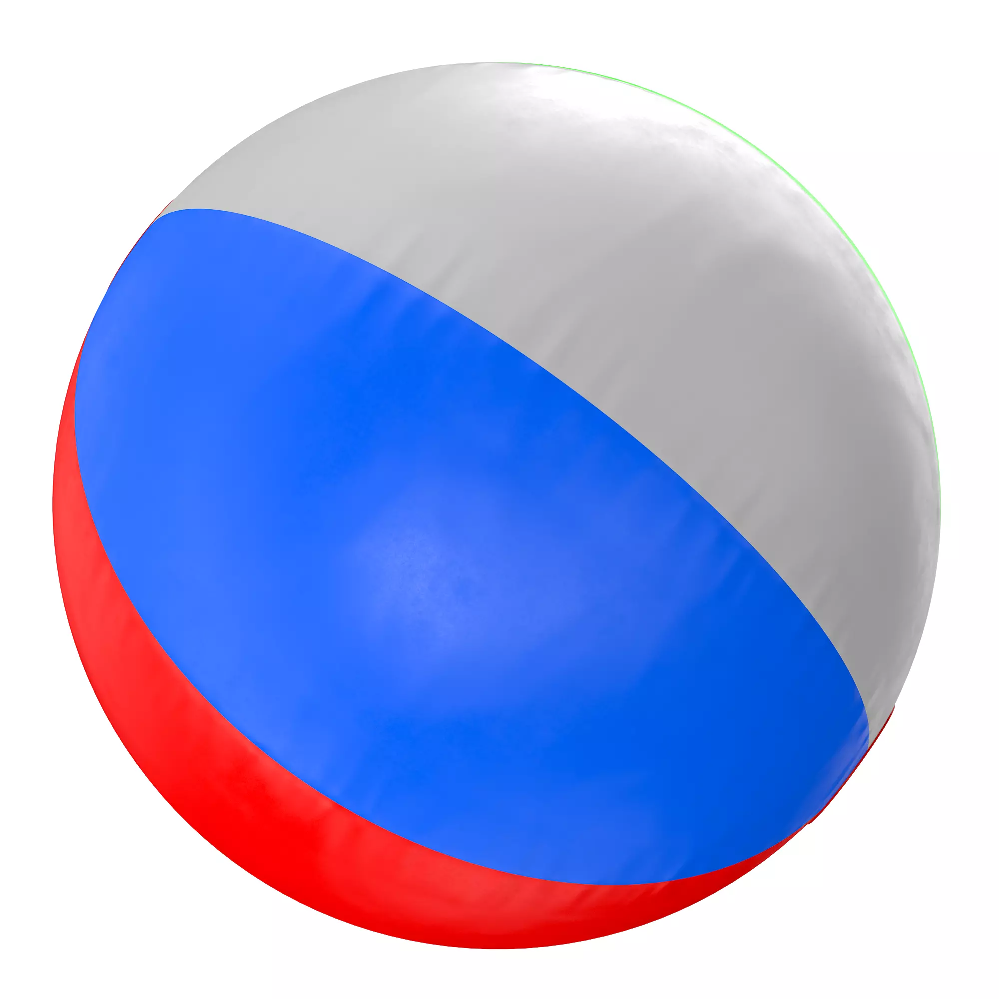 Beach Ball 3D model_19