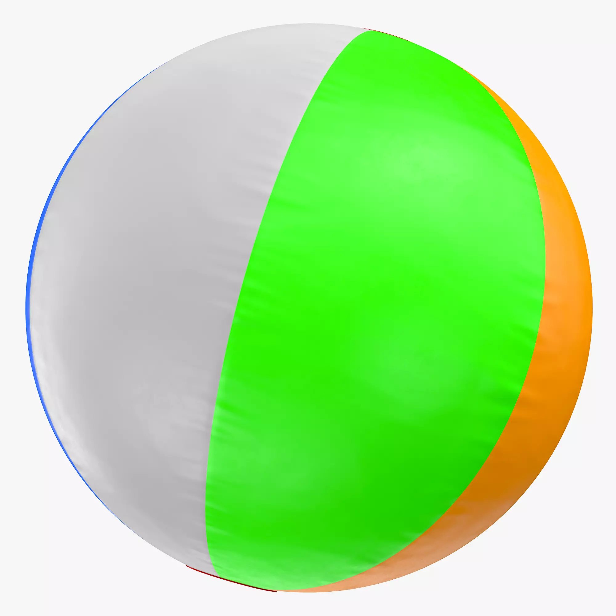 Beach Ball 3D model_3