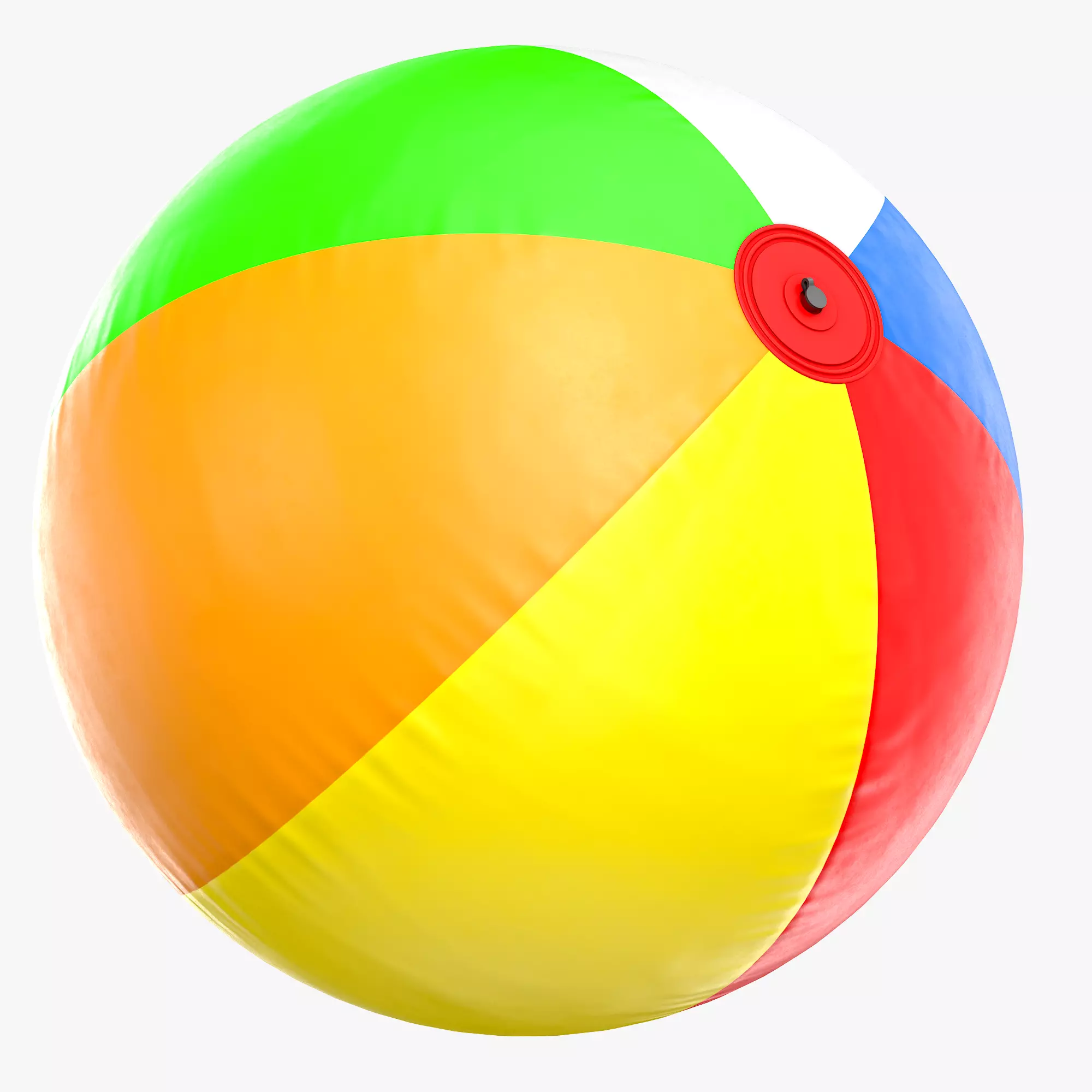 Beach Ball 3D model_1