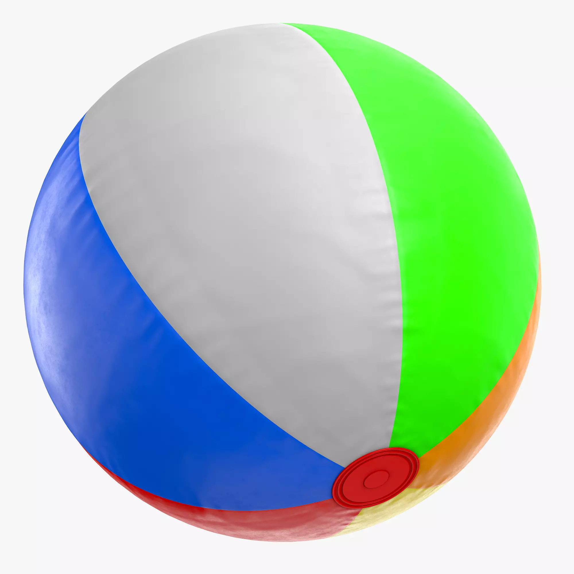 Beach Ball 3D model_4