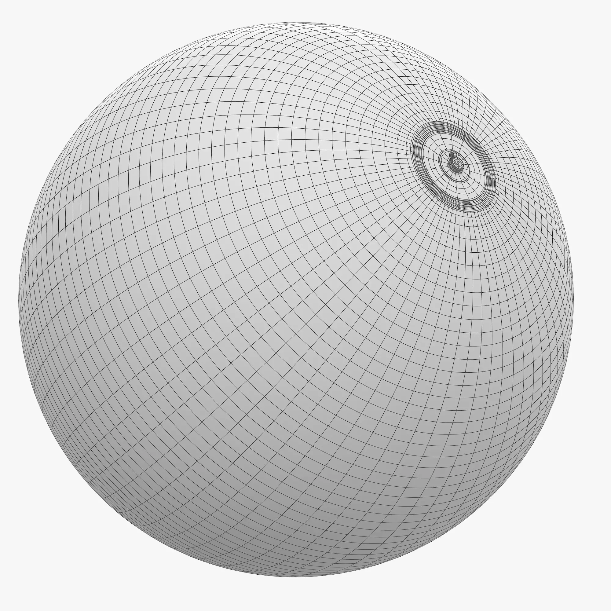 Beach Ball 3D model_7