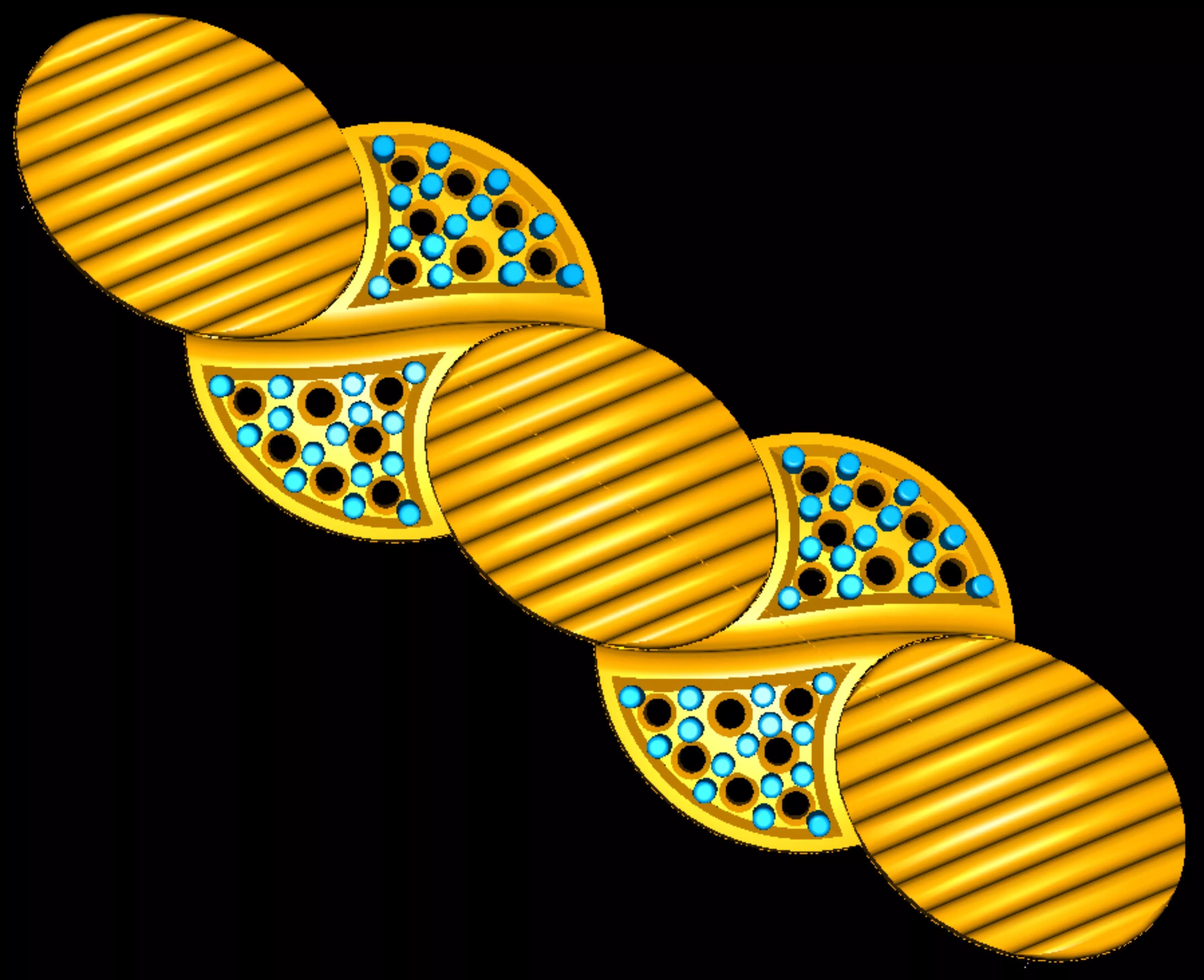 3D Printable Jewelry design of Bracelet with diamonds  3D print model_3