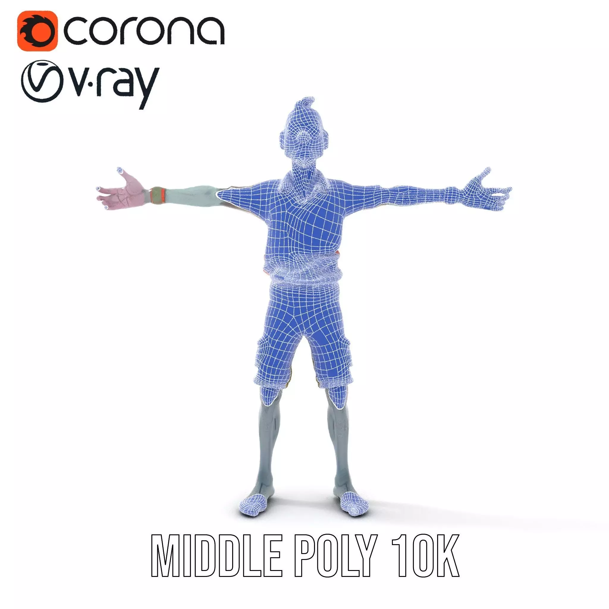 Zany Zombie Attire model pack Low-poly 3D model_27