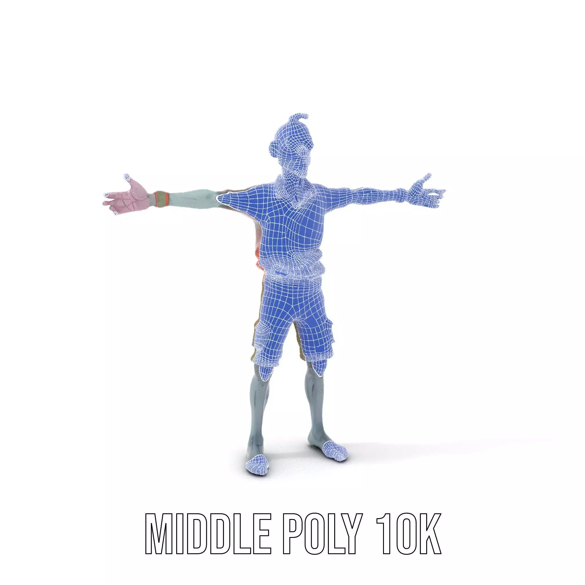 Zany Zombie Attire model pack Low-poly 3D model_16