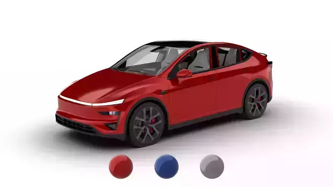Tesla Model Y Perfomance 2026 3d model 3D model