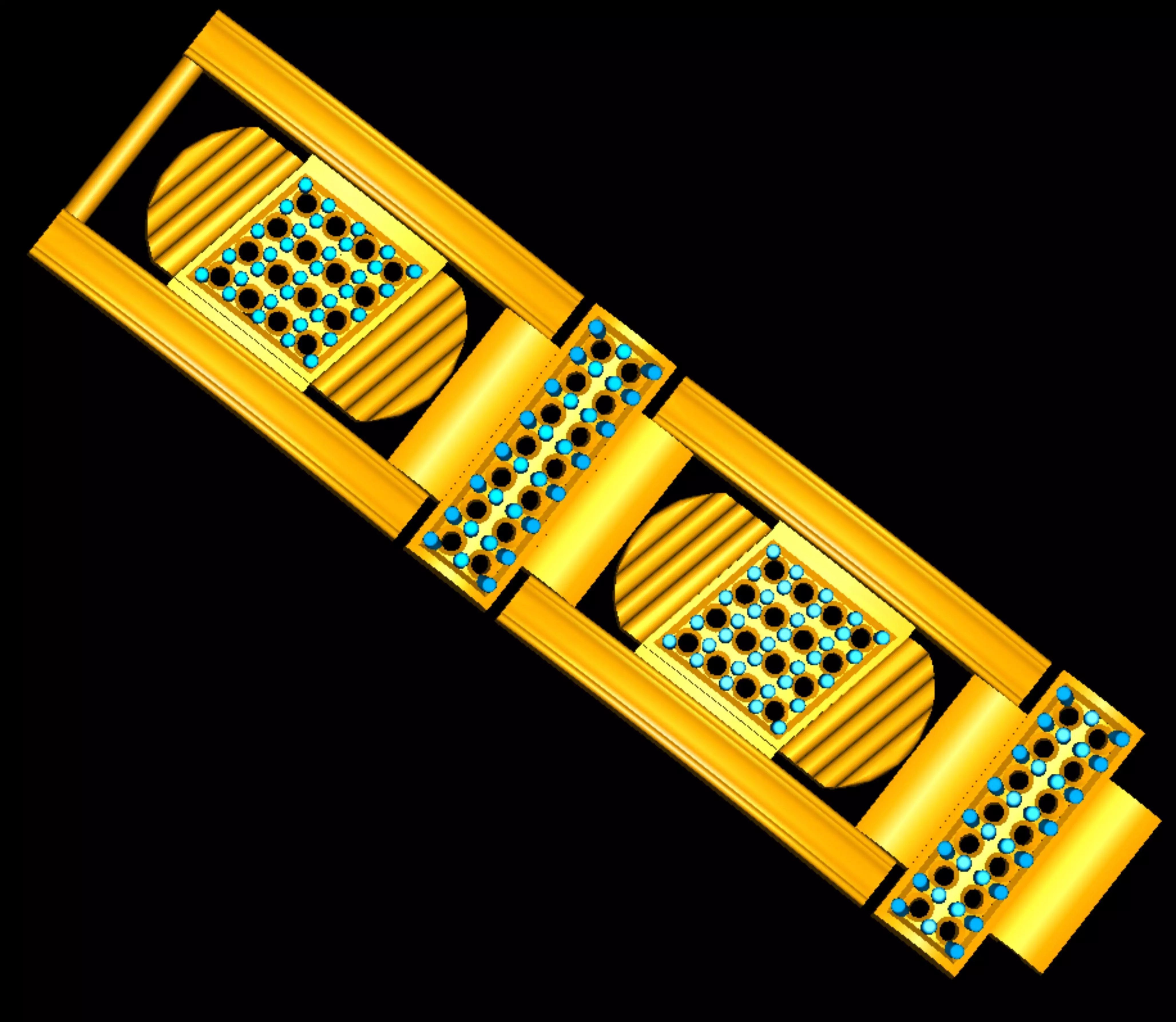 3D Printable Jewelry design of Bracelet with diamonds 3D print model_2