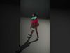 Vibrant Geometric Outfit model pack Low-poly 3D model_2