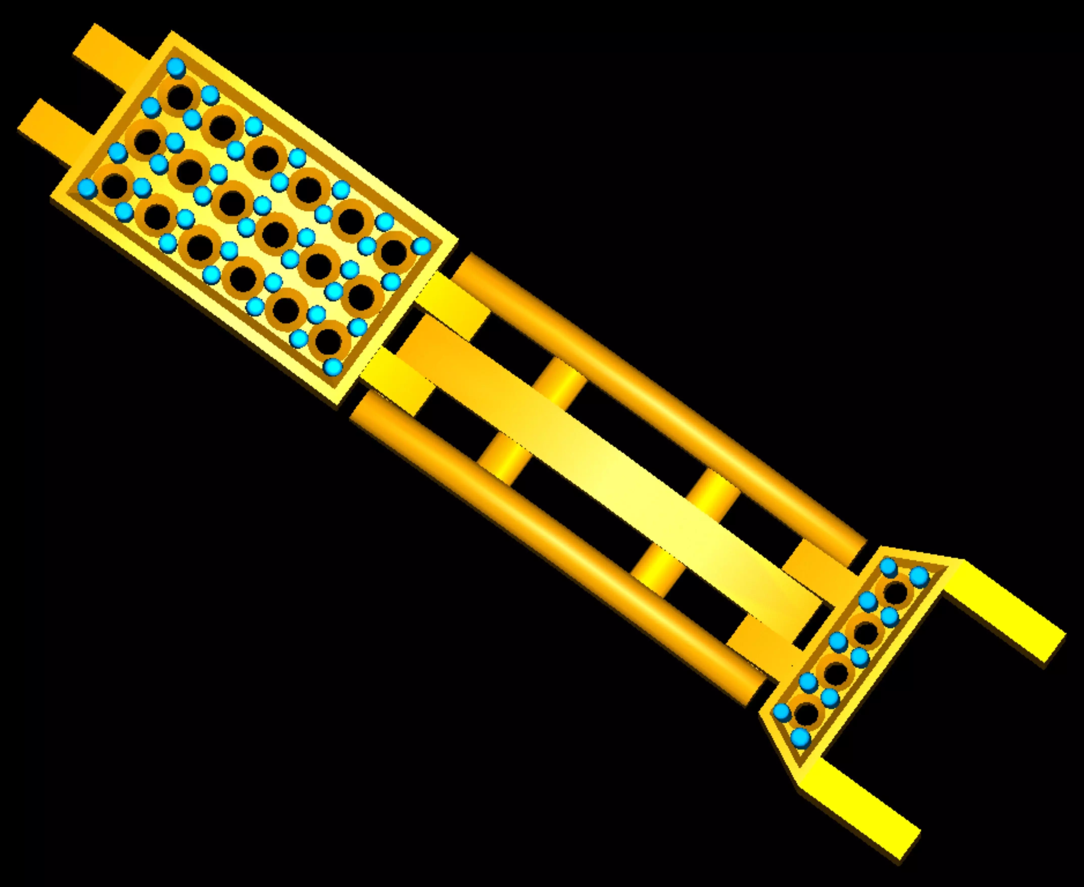 3D Printable Jewelry design of Bracelet with diamonds 3D print model_2