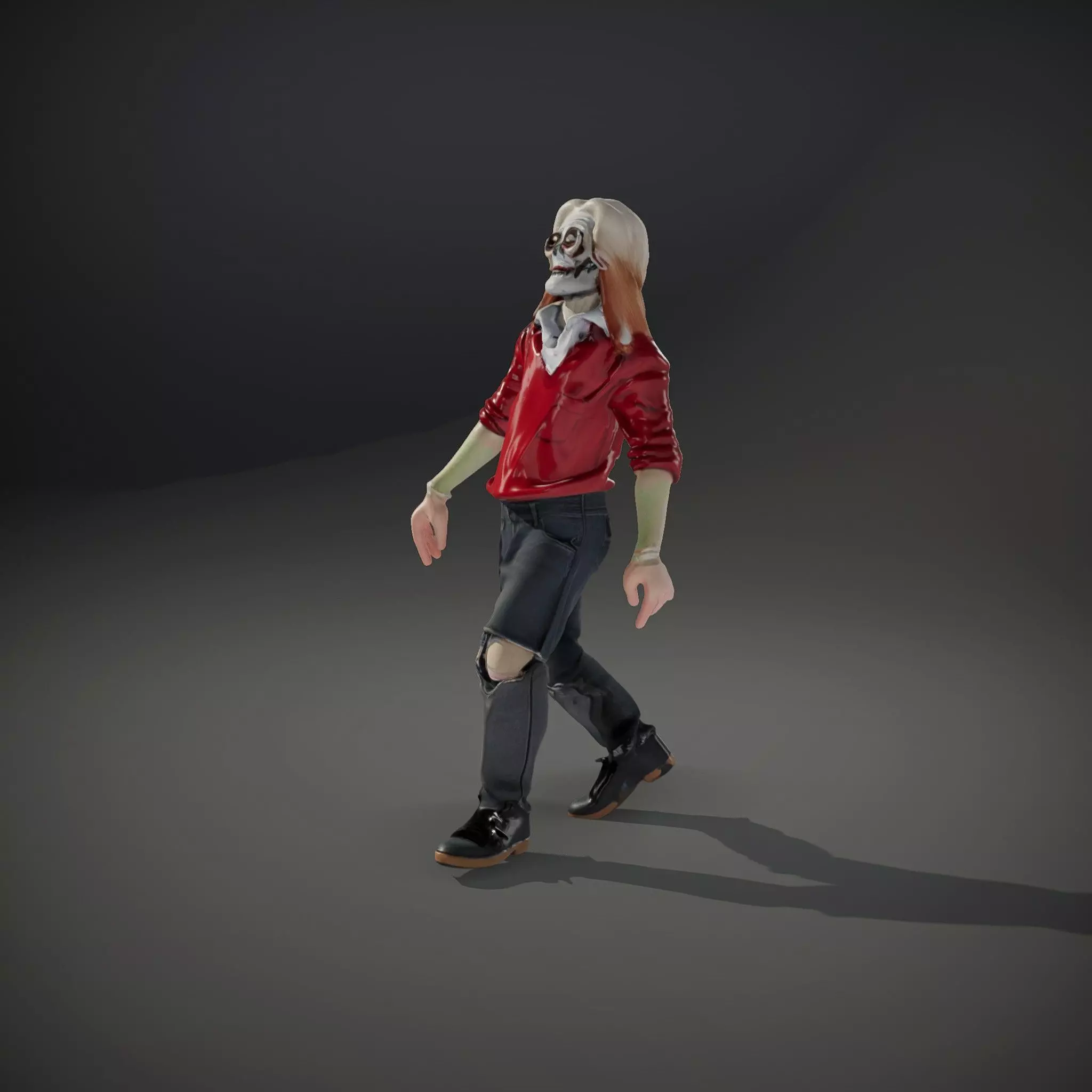 Colorful Zombie Character model pack Low-poly 3D model_35