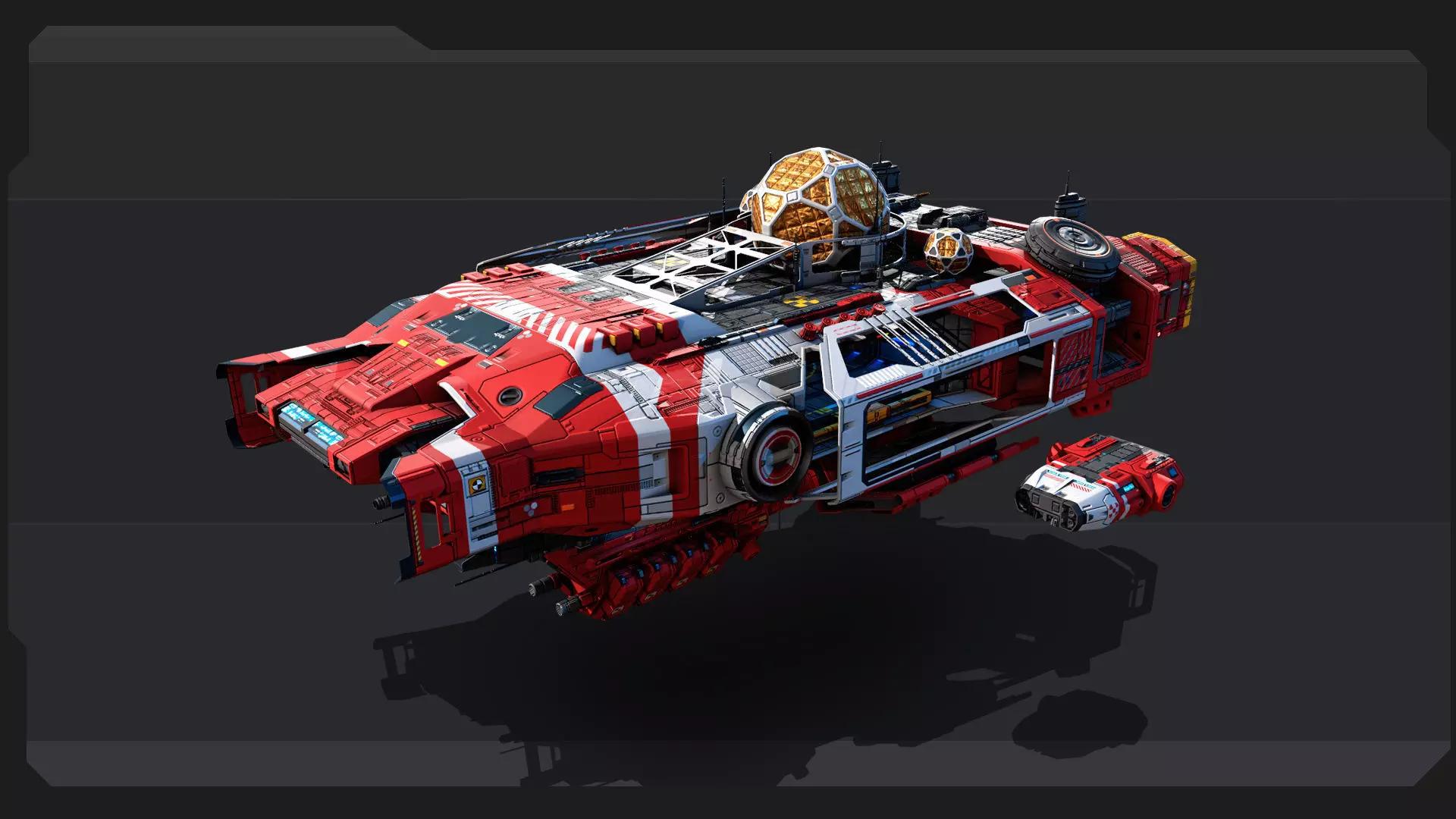 DRAKO - Rescue Ship Low-poly 3D model_2