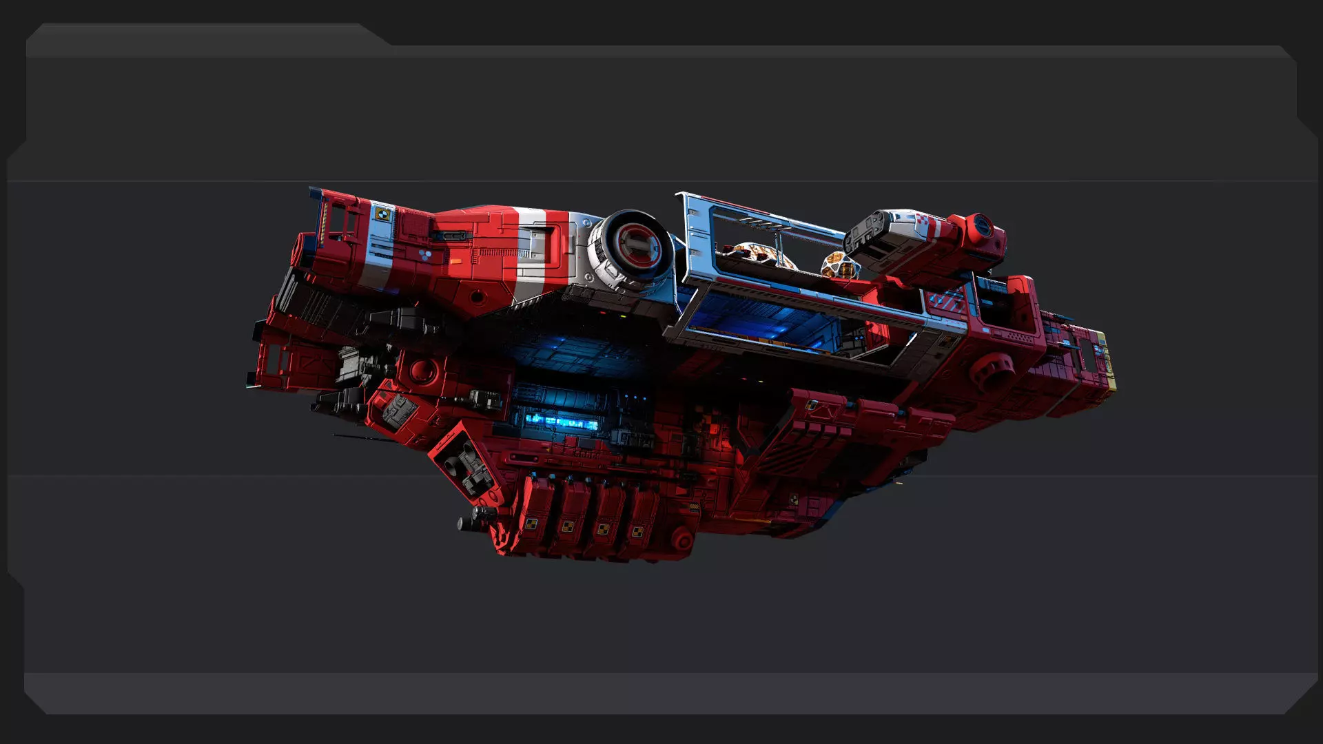 DRAKO - Rescue Ship Low-poly 3D model_8