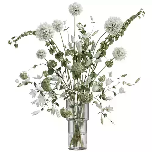 Flower In Vase 102 3D model Flower In Vase 102 3D model