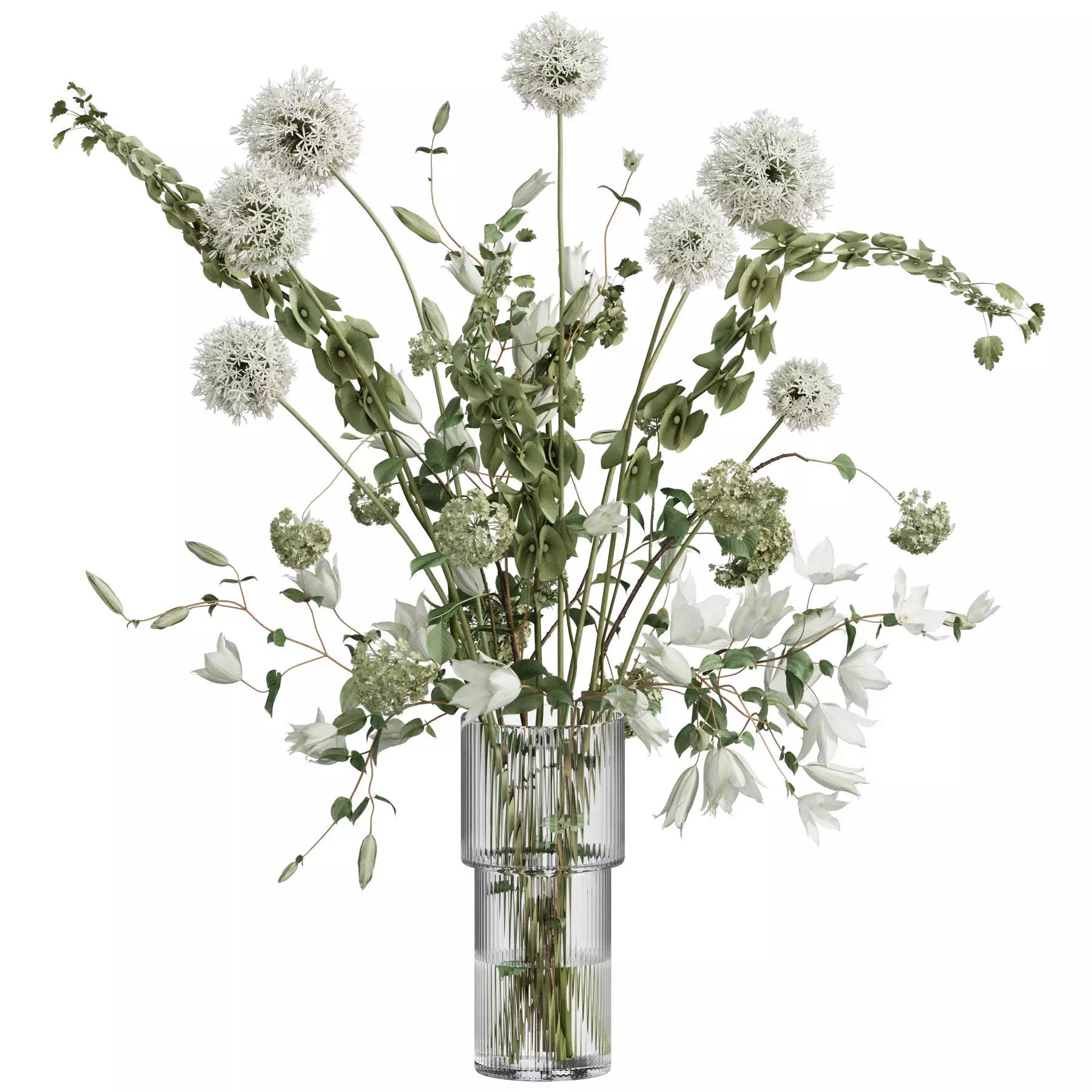 Flower In Vase 102 3D model_1