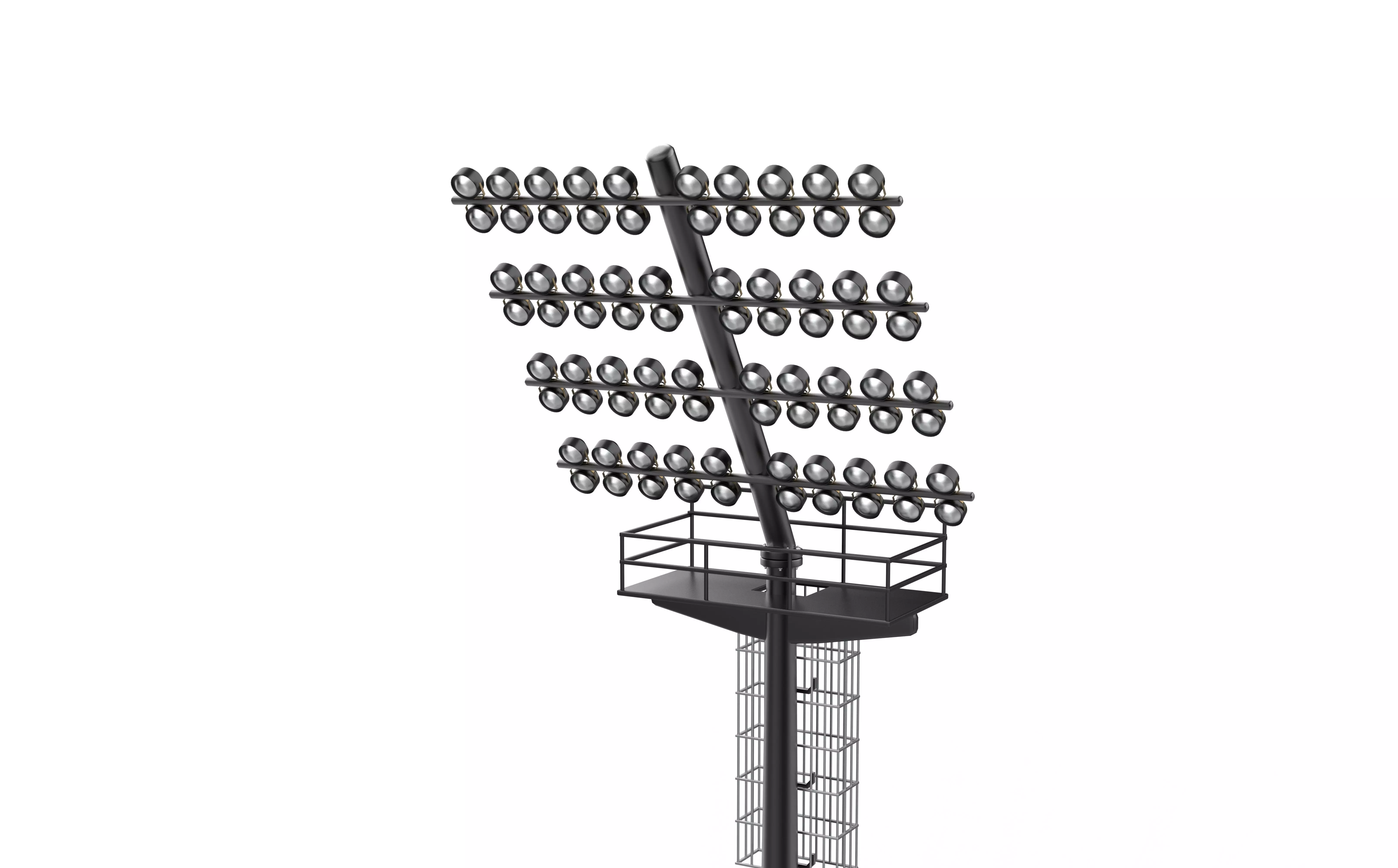 Grandstand with light 3D model_19