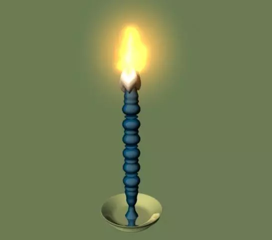Candle 3D model_0