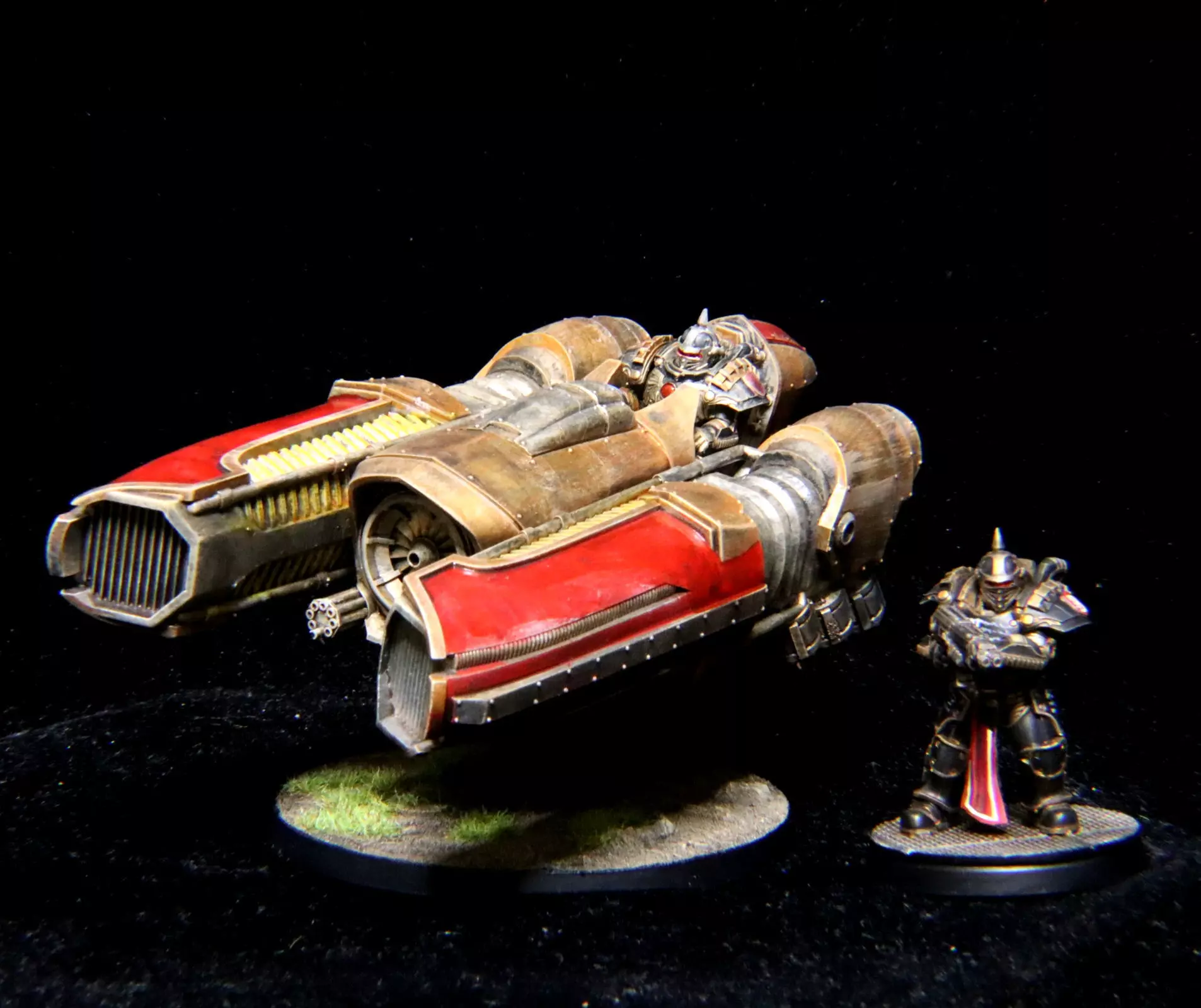 Obsidian Guard - Immortals - Corvid Assault Skimmer 3D print model_3