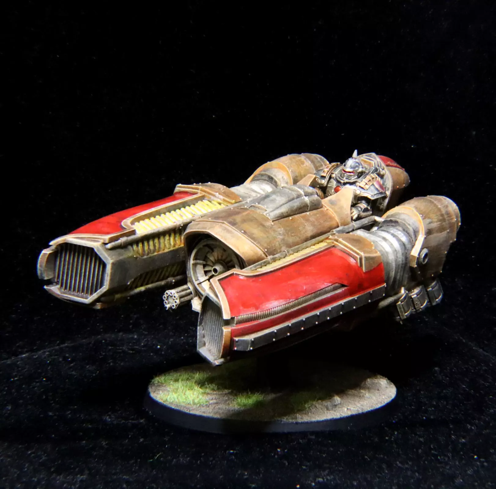 Obsidian Guard - Immortals - Corvid Assault Skimmer 3D print model_4