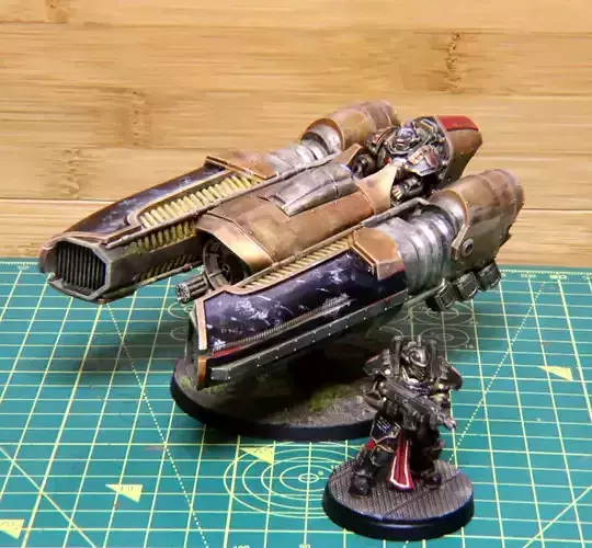 Obsidian Guard - Immortals - Corvid Assault Skimmer