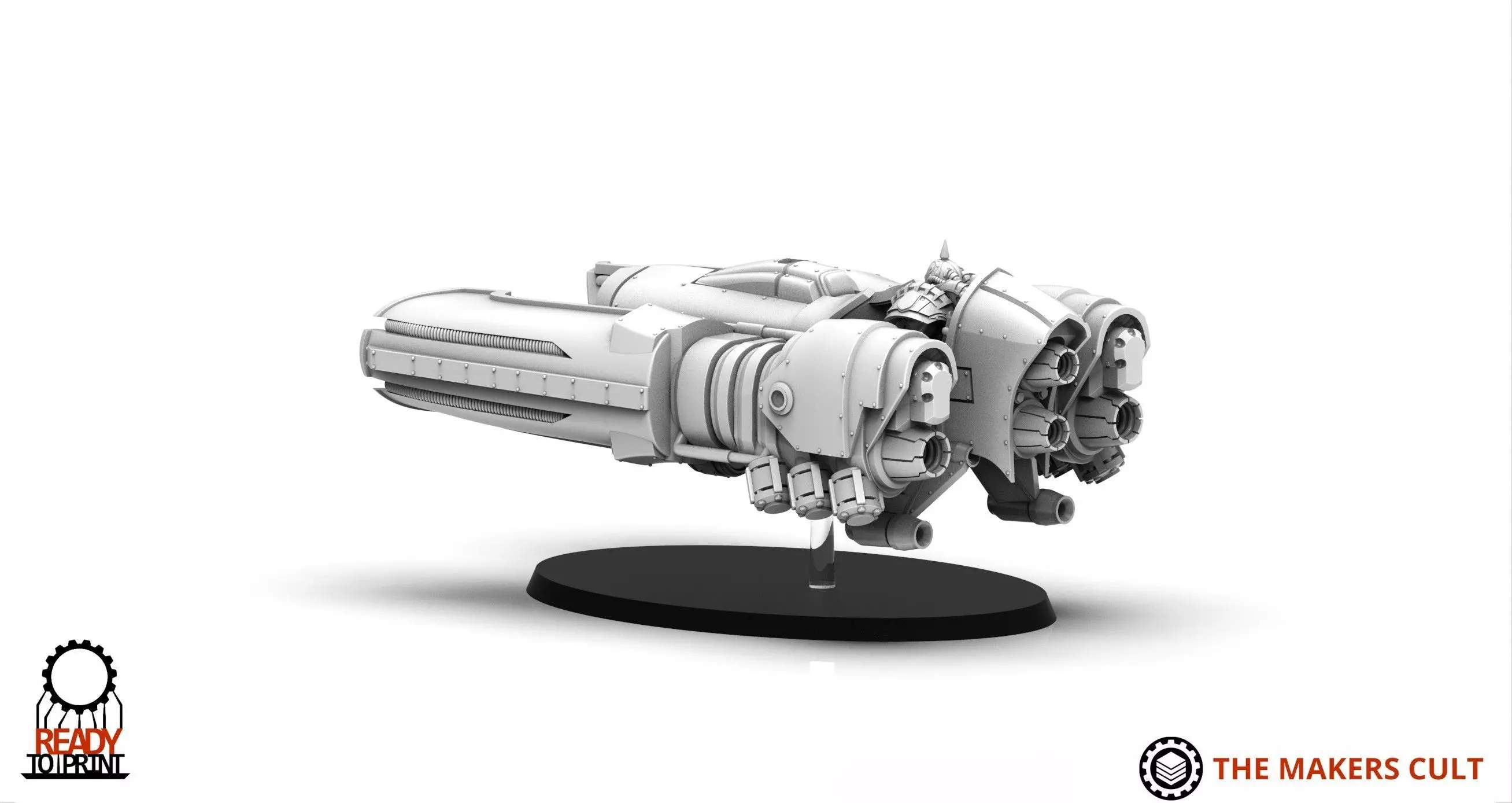 Obsidian Guard - Immortals - Corvid Assault Skimmer 3D print model_10