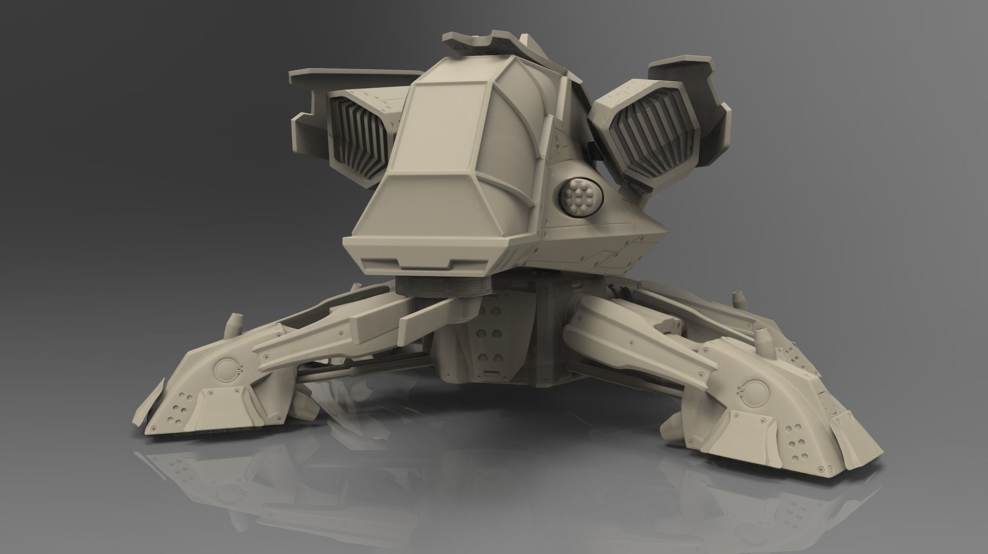 Scout Spaceship Y782 Moskito Printmodel 3D print model_1