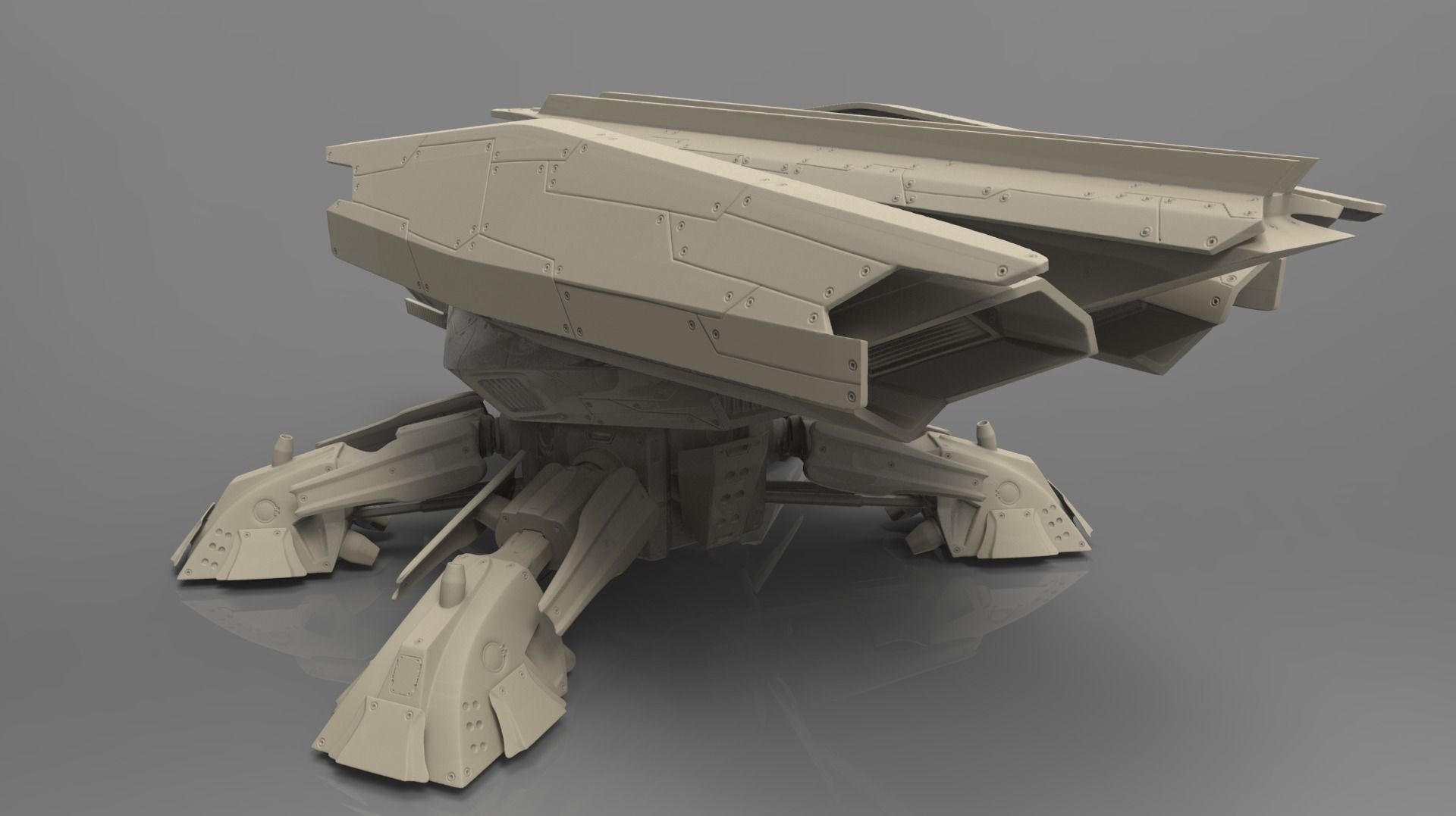 Scout Spaceship Y782 Moskito Printmodel 3D print model_2