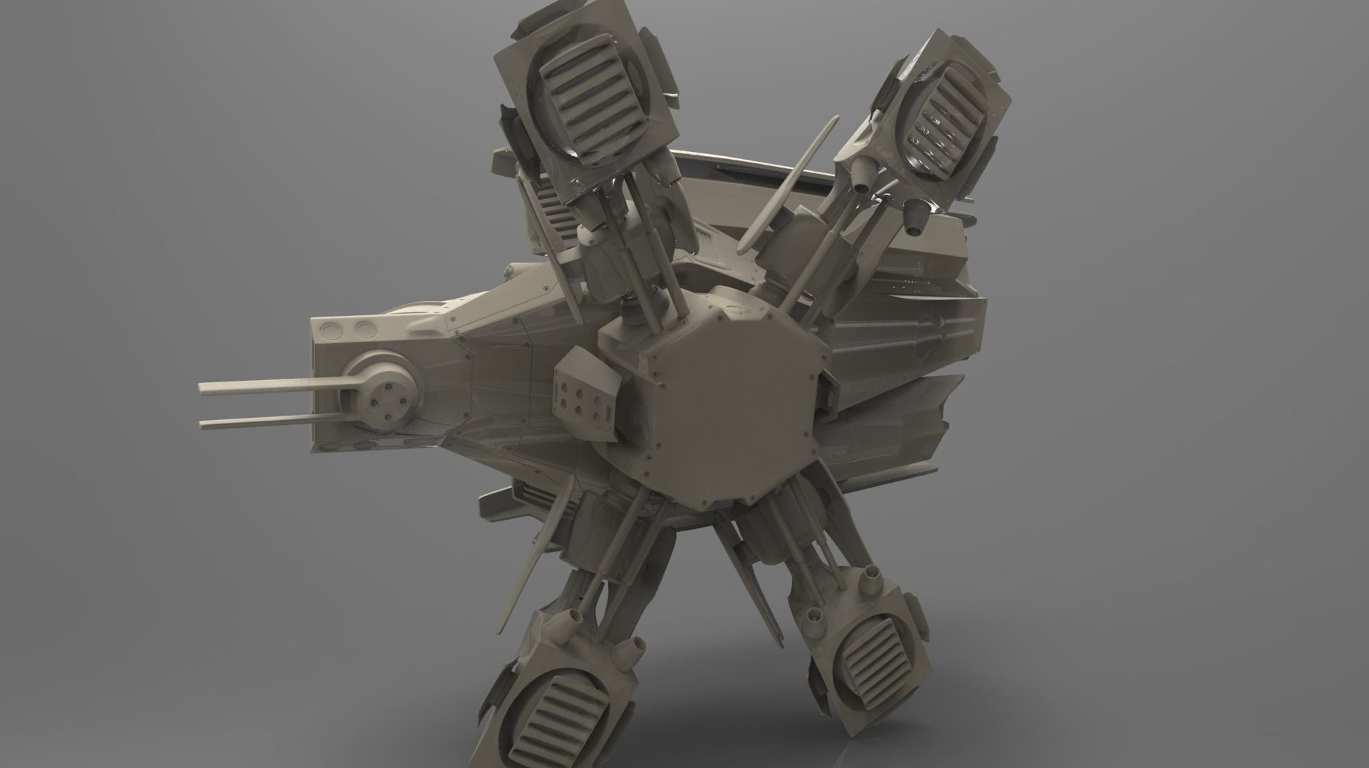 Scout Spaceship Y782 Moskito Printmodel 3D print model_5