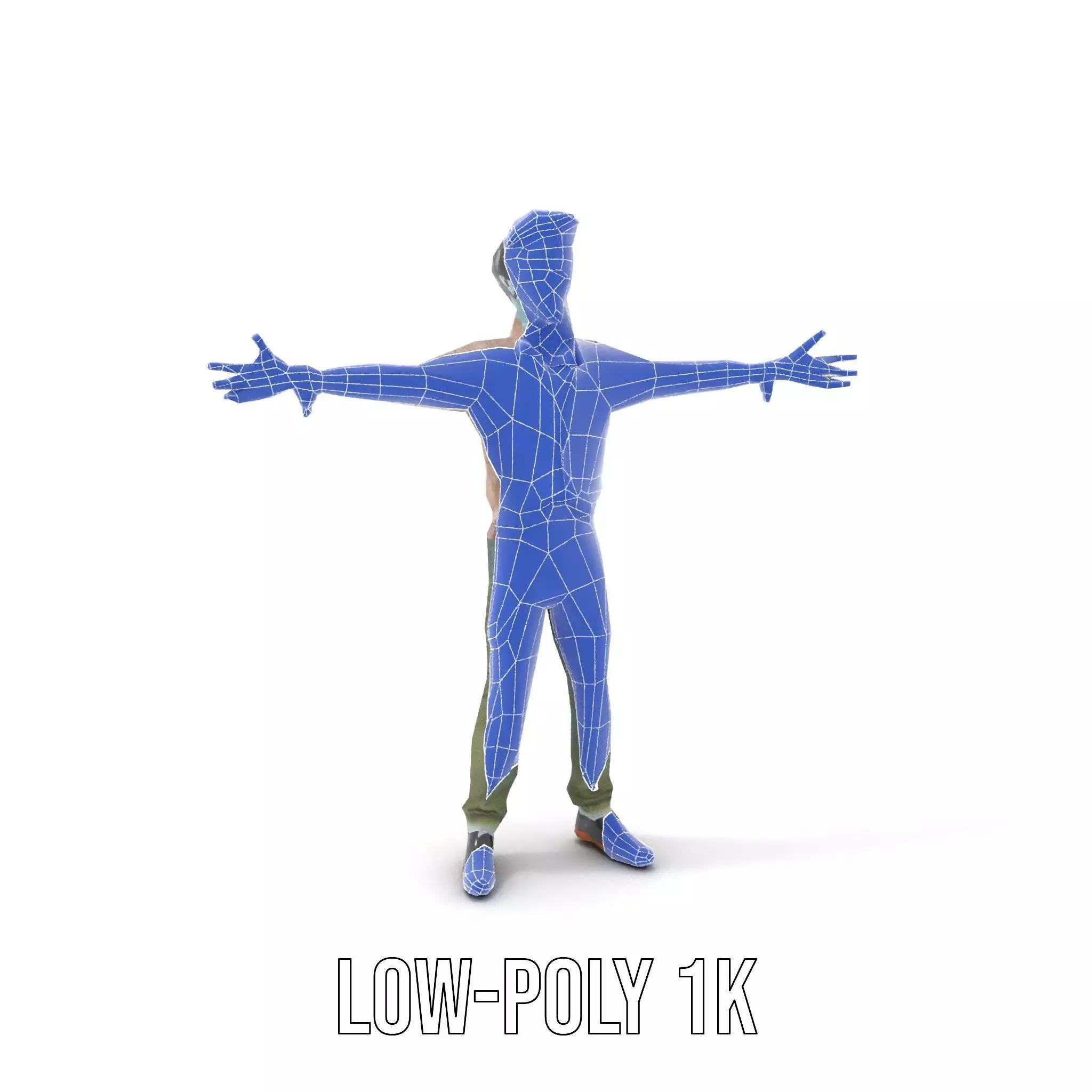 Quirky Zombie Character model pack Low-poly 3D model_11