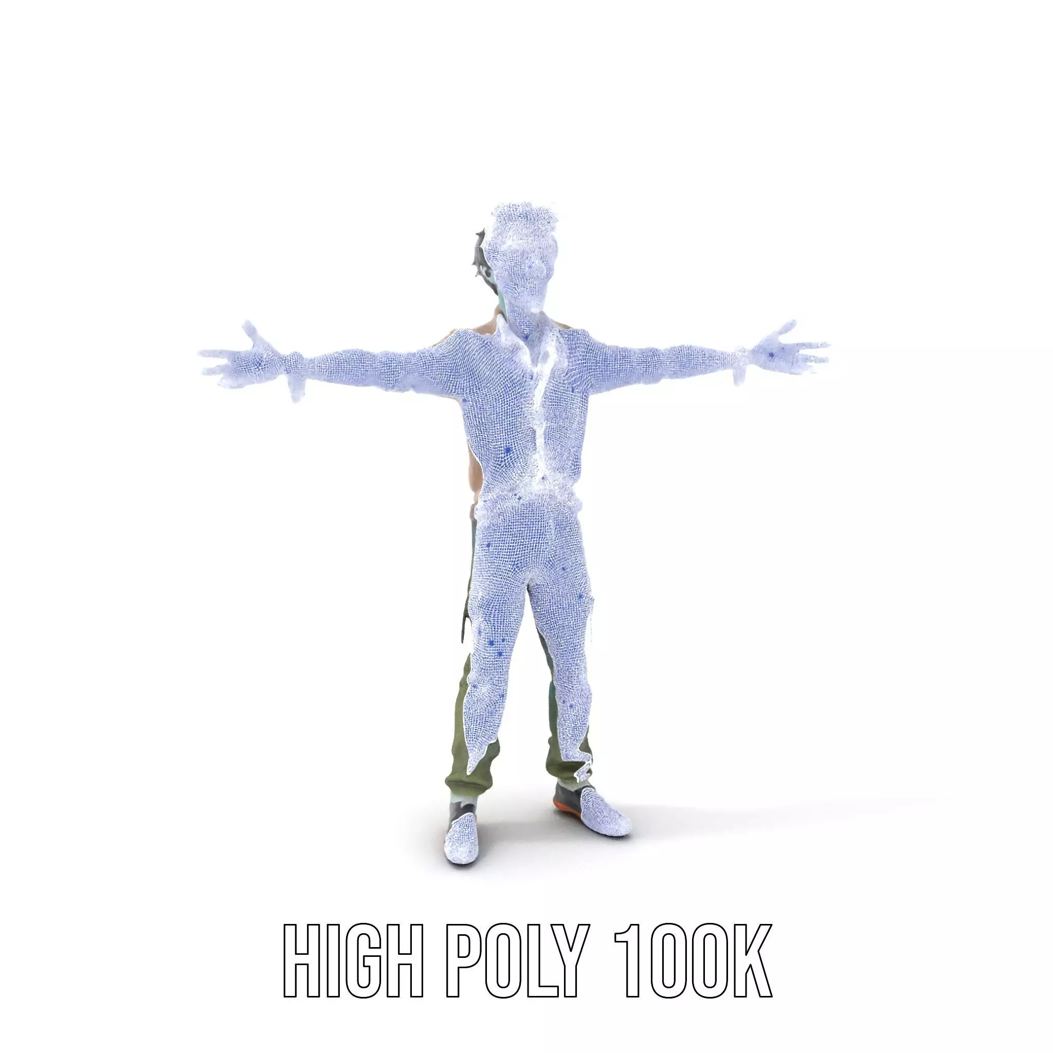 Quirky Zombie Character model pack Low-poly 3D model_4