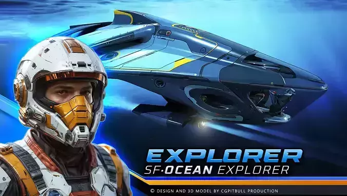 SF Ocean Explorer Low-poly 3D model