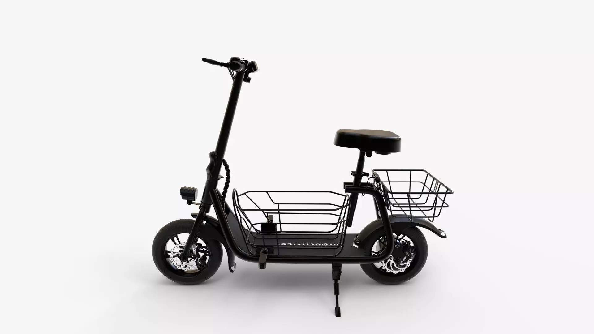 Powered Motor Scooters 3D model_9