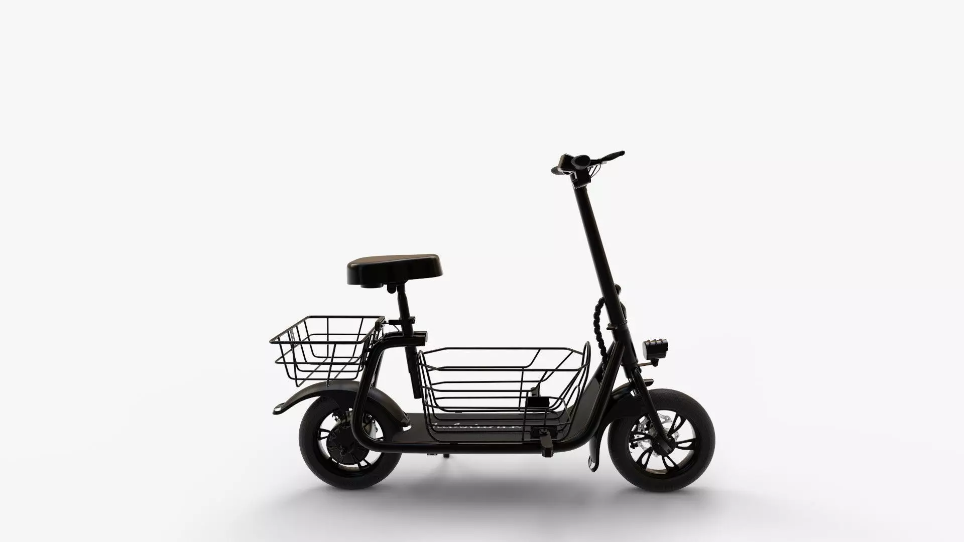 Powered Motor Scooters 3D model_3